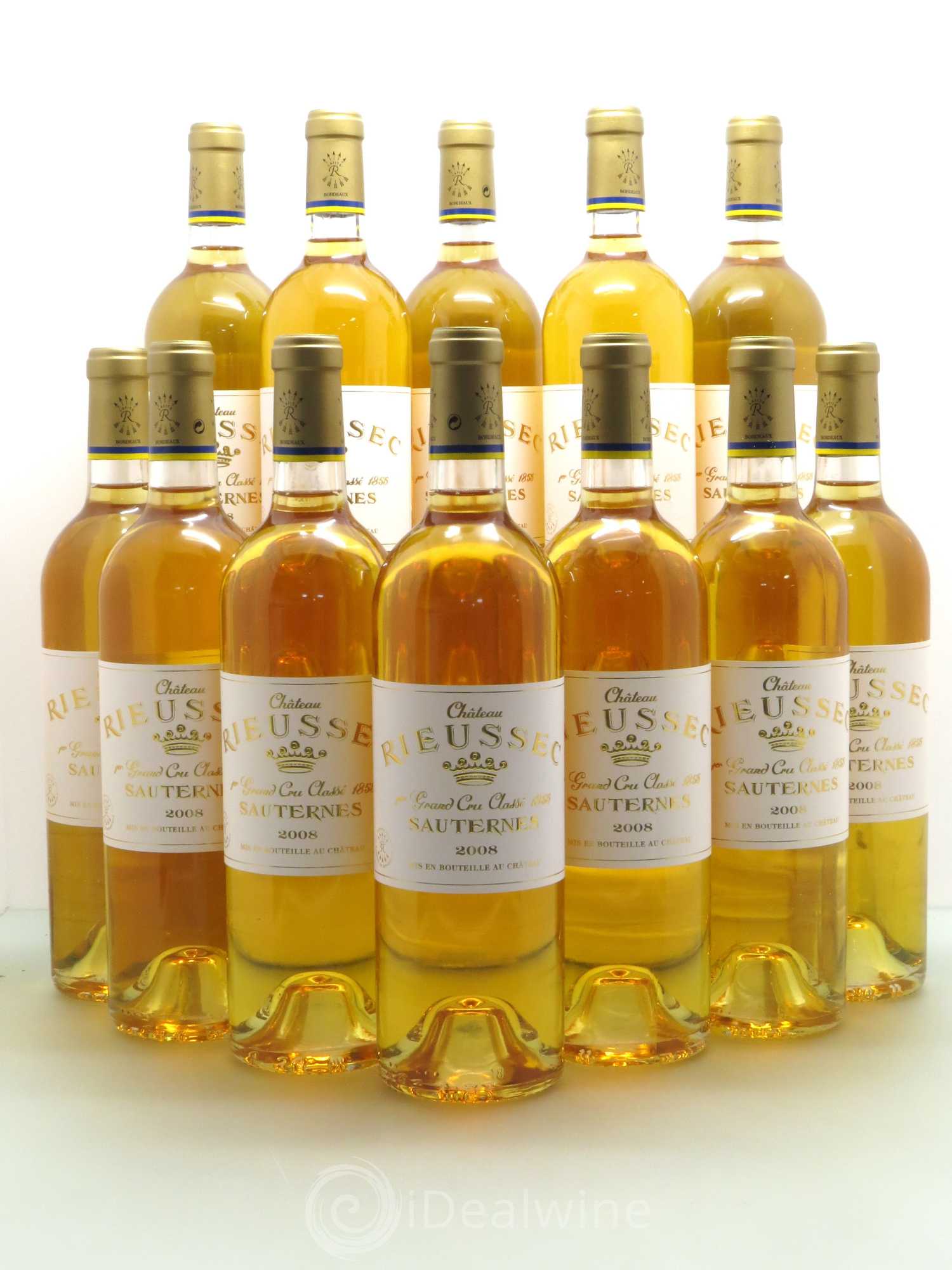 Château Rieussec 1er Grand Cru Classé 2008 - Lotto di 12 bottiglie - 0