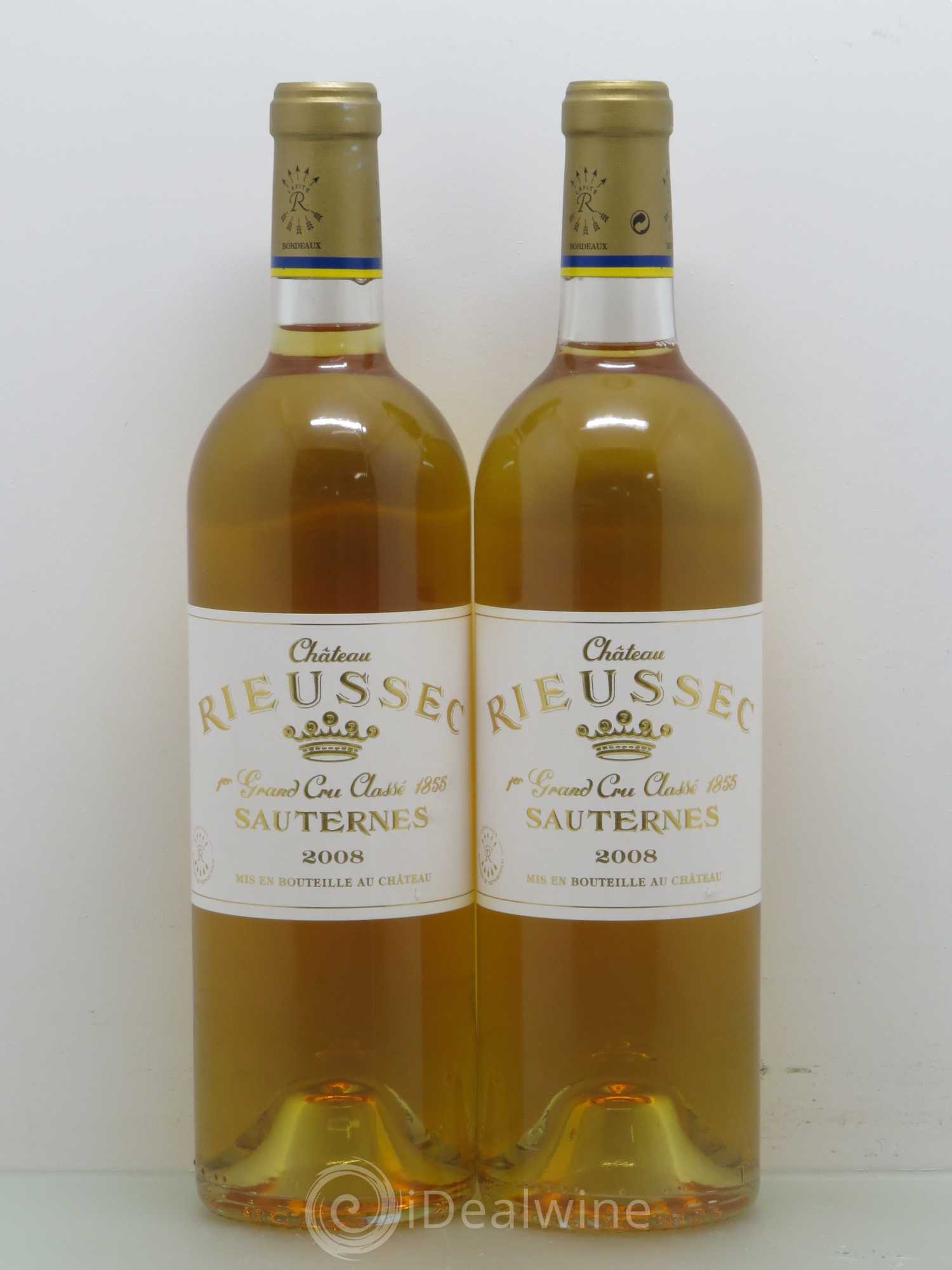 Château Rieussec 1er Grand Cru Classé 2008 - Lotto di 2 bottiglie - 0