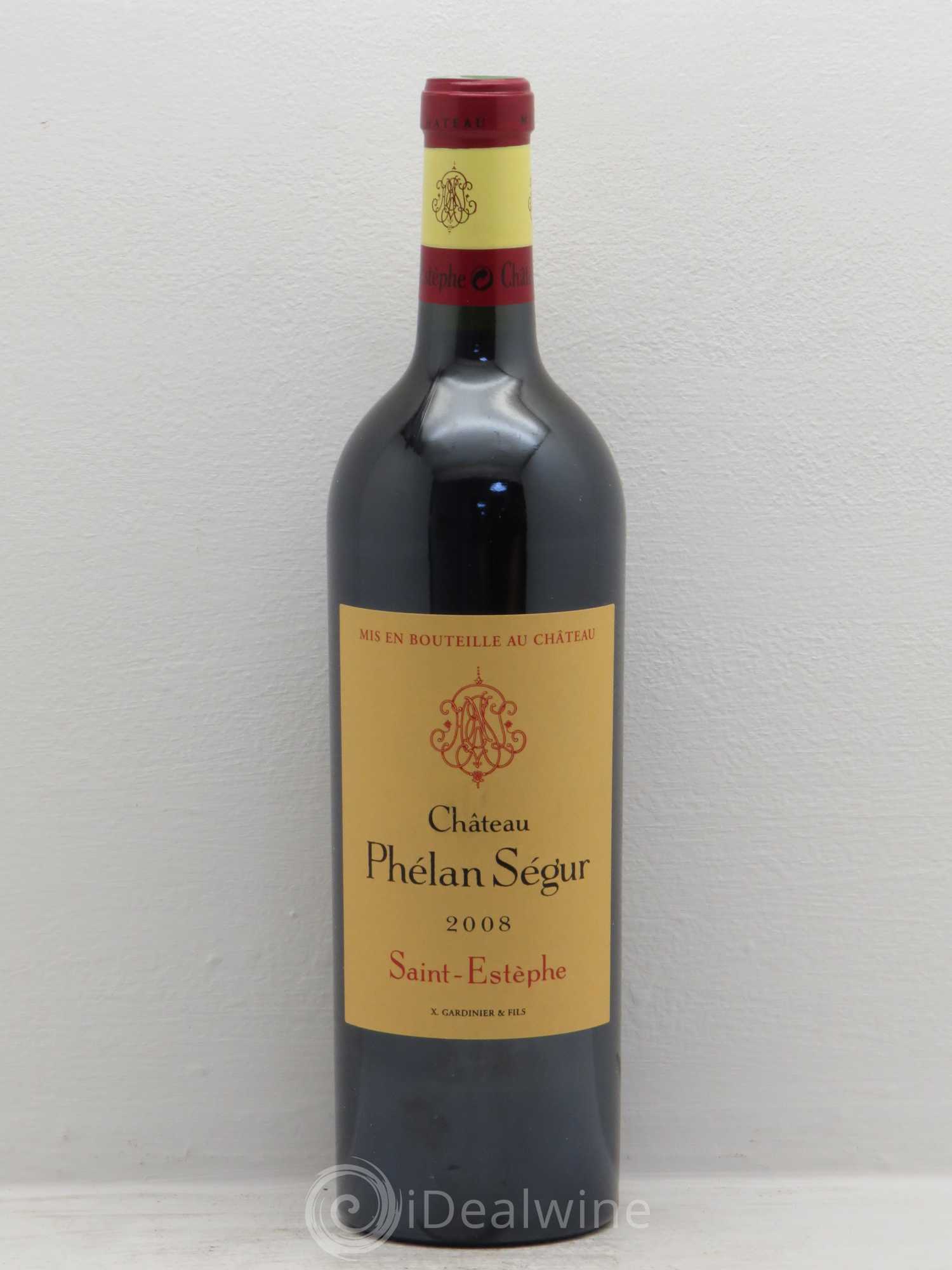 Château Phélan Ségur 2008 - Lot de 12 bouteilles - 0
