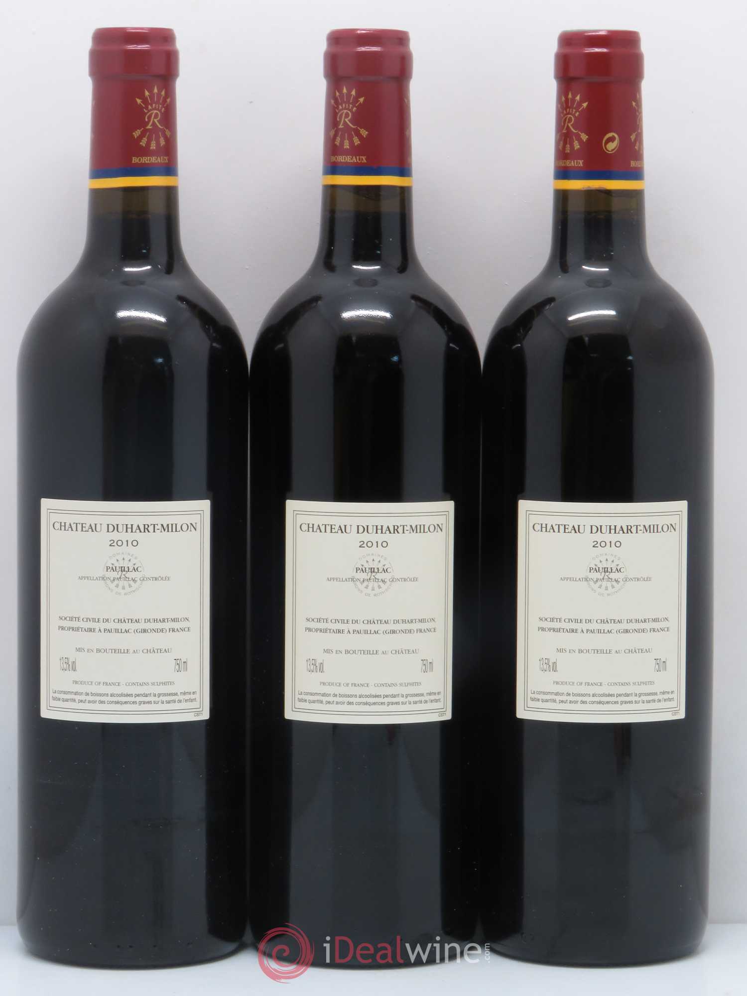 Château Duhart-Milon 4ème Grand Cru Classé 2010 - Lot de 12 bouteilles - 8