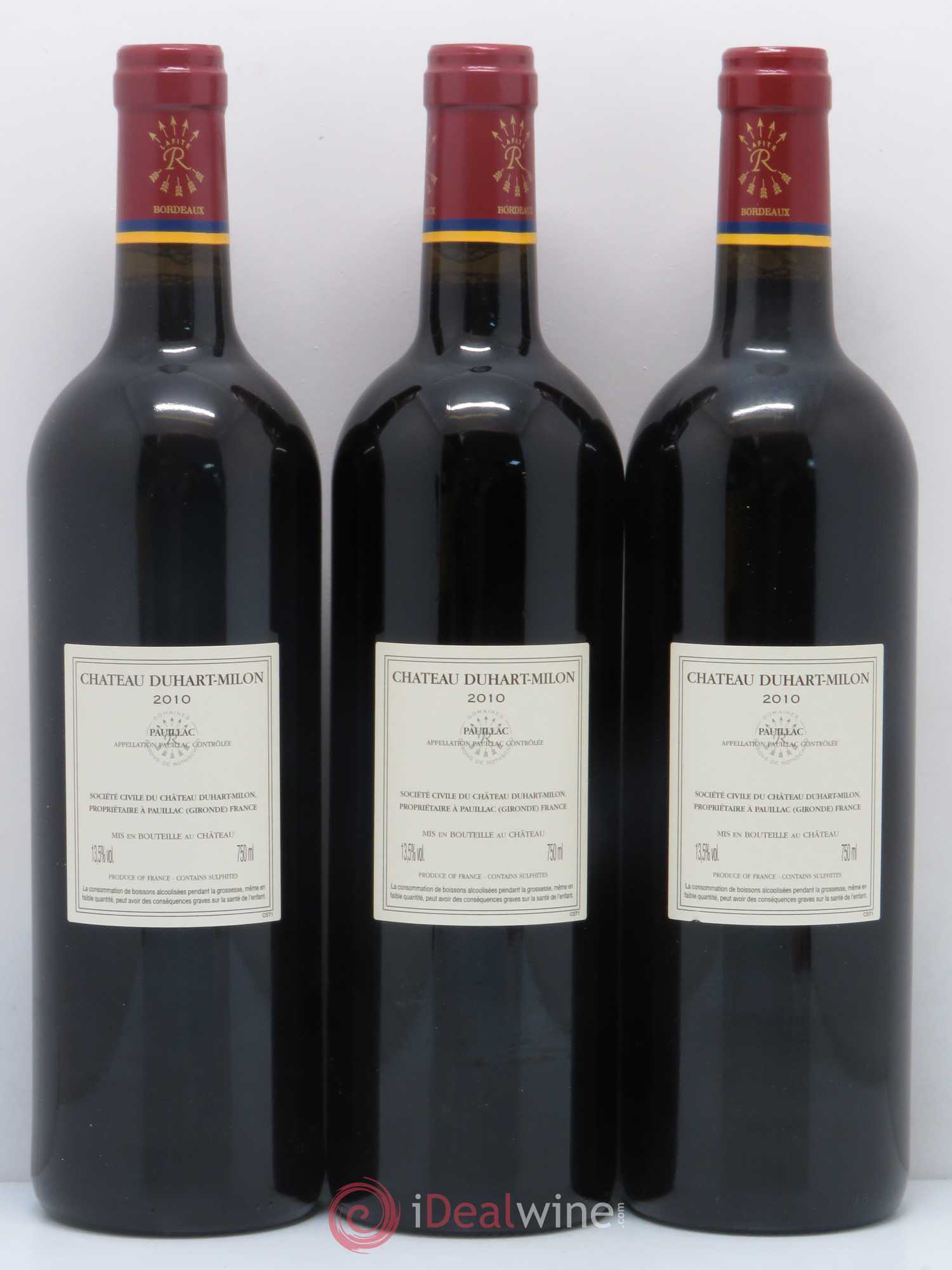 Château Duhart-Milon 4ème Grand Cru Classé 2010 - Lot de 12 bouteilles - 4