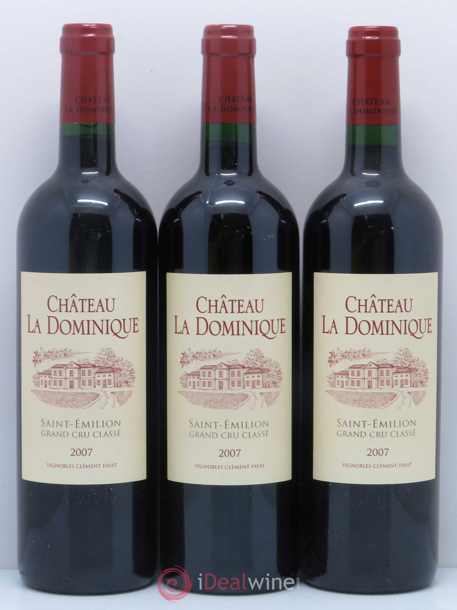 Château la Dominique Grand Cru Classé 2007 - Lot de 6 bouteilles - 3