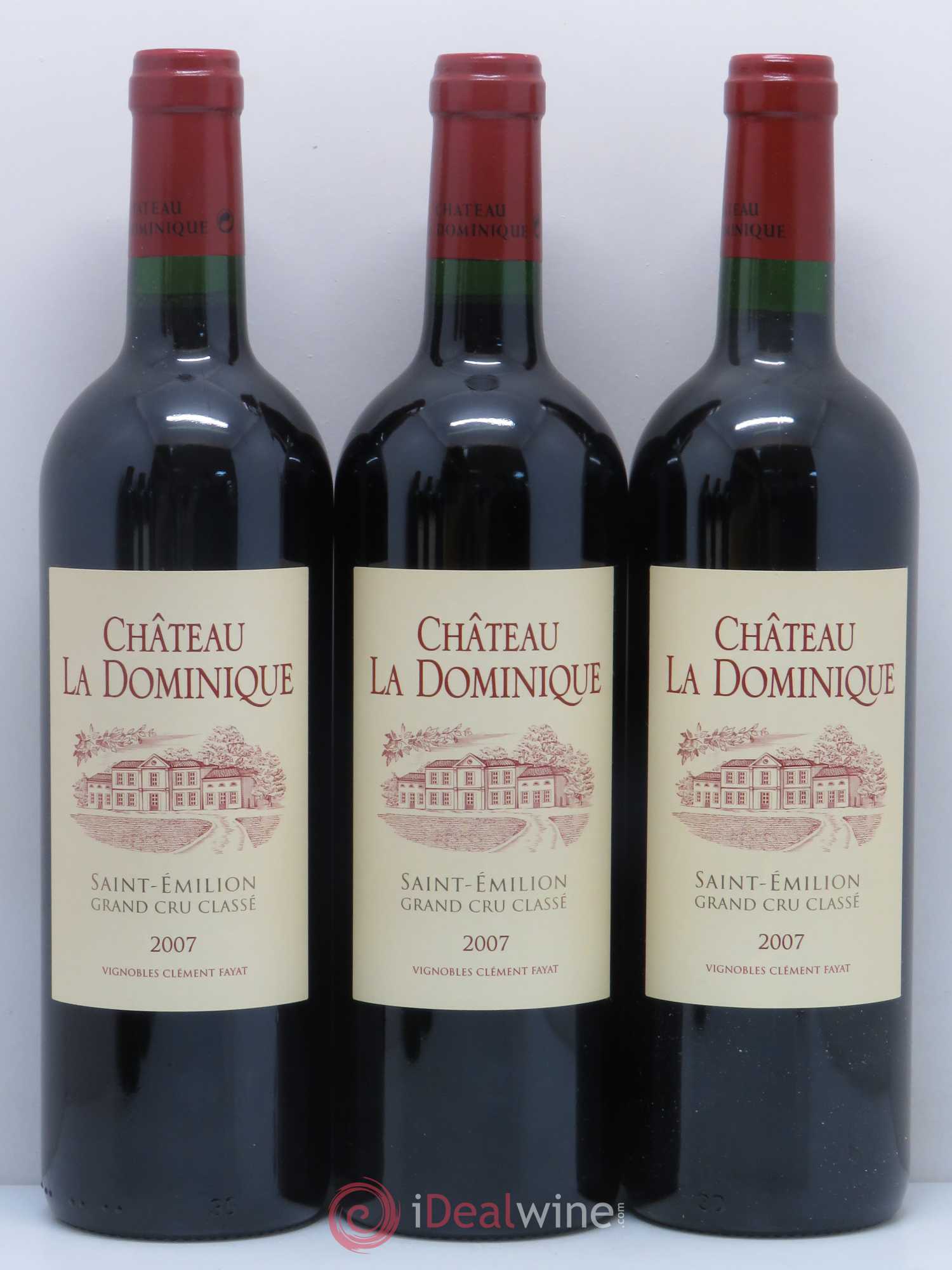 Château la Dominique Grand Cru Classé 2007 - Lot de 6 bouteilles - 1