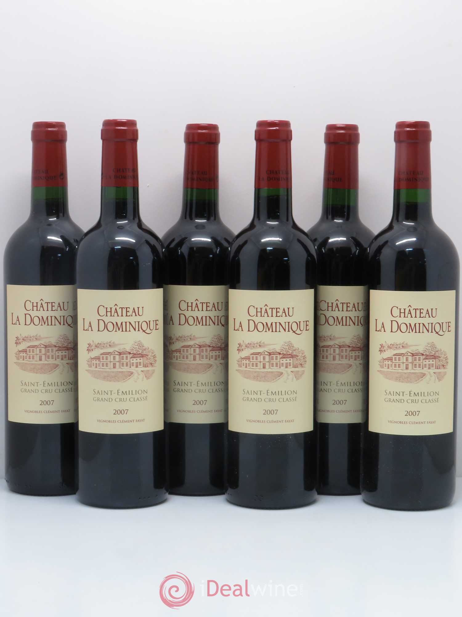 Château la Dominique Grand Cru Classé 2007 - Lot de 6 bouteilles - 0
