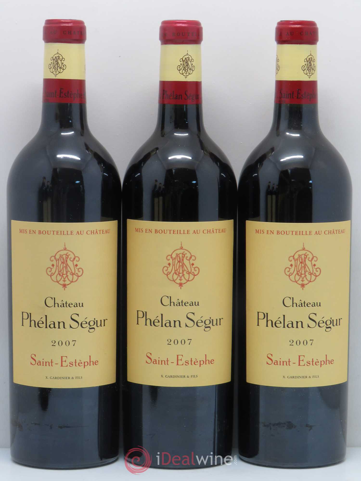Château Phélan Ségur 2007 - Lot de 6 bouteilles - 1