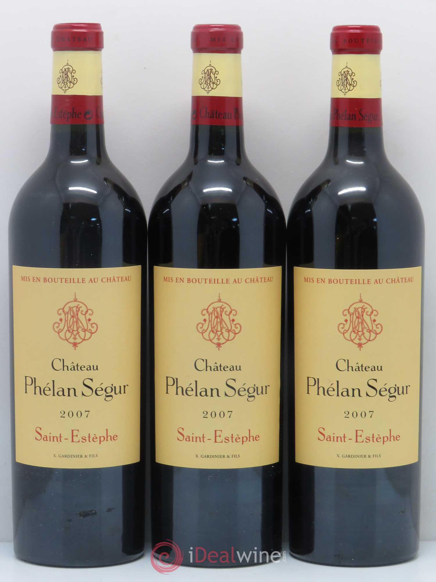 Château Phélan Ségur 2007 - Lot de 6 bouteilles - 2