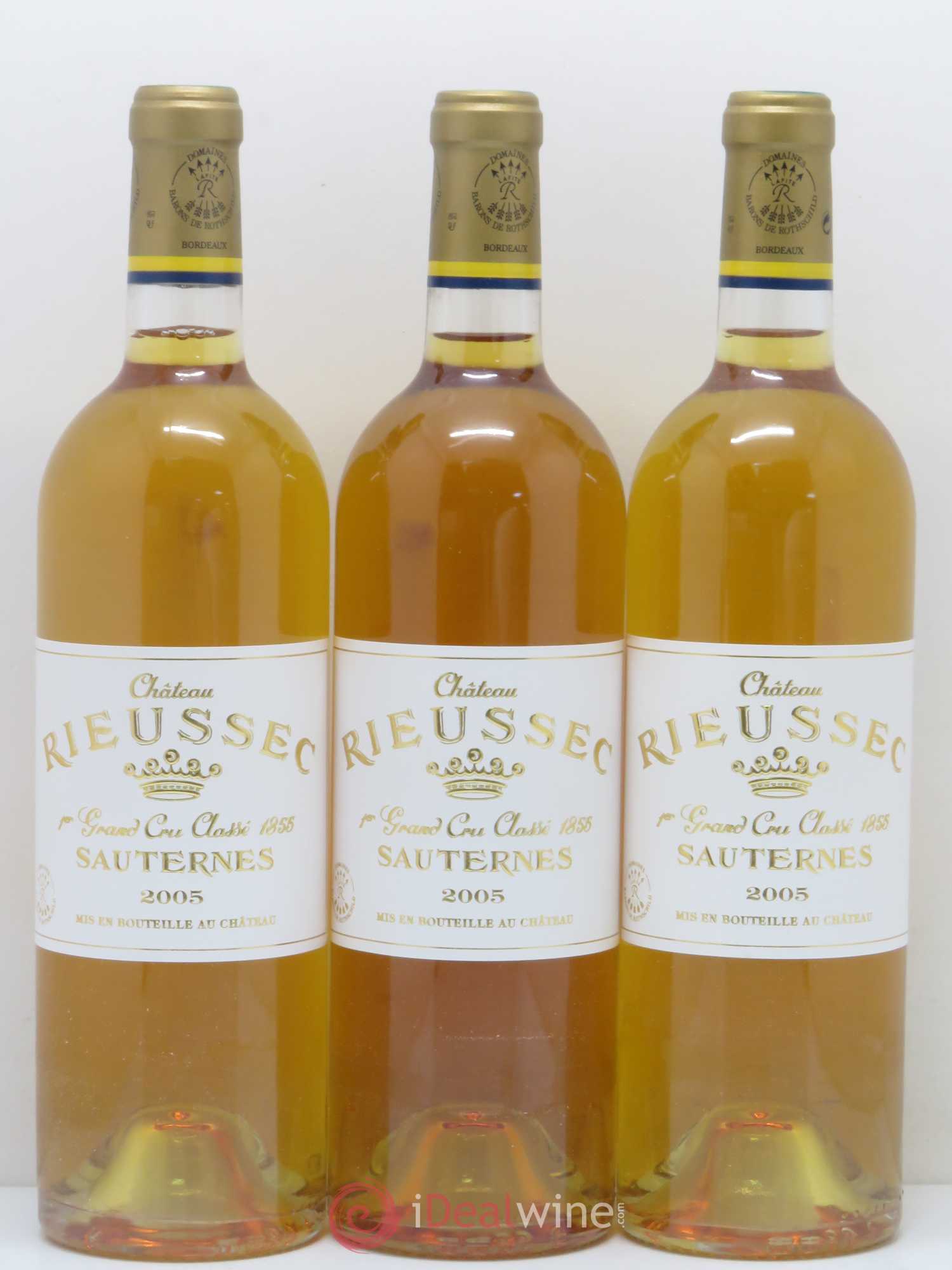 Château Rieussec 1er Grand Cru Classé 2005 - Lot de 12 bouteilles - 3