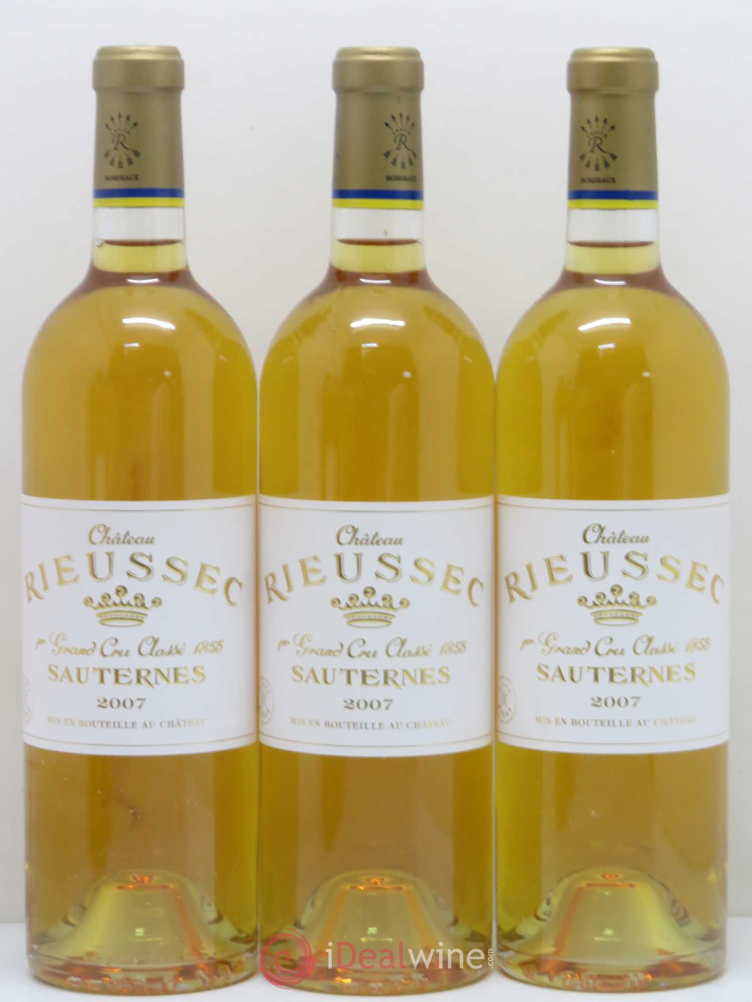 Château Rieussec 1er Grand Cru Classé 2007 - Lotto di 12 bottiglie - 1