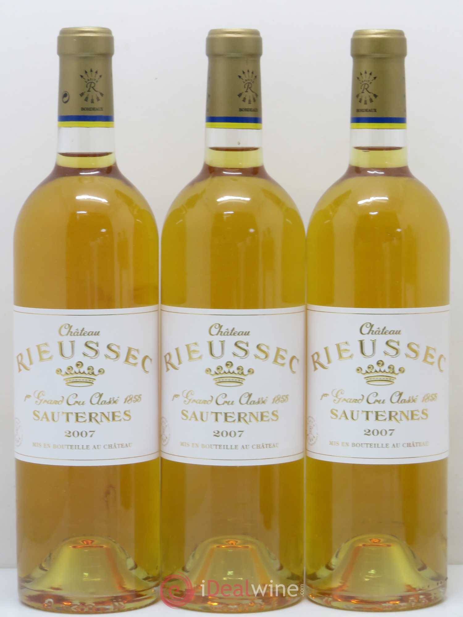 Château Rieussec 1er Grand Cru Classé 2007 - Lotto di 12 bottiglie - 3