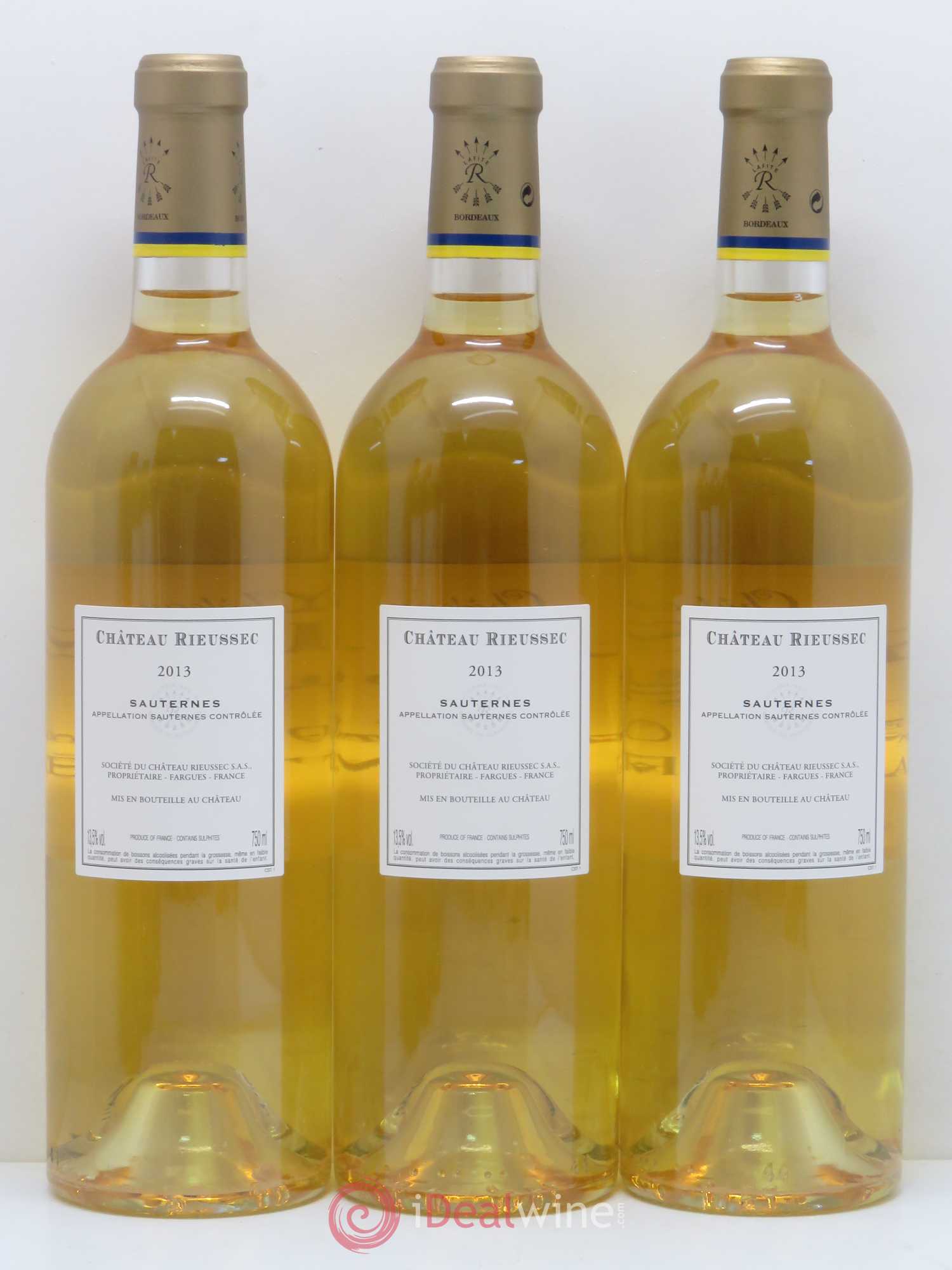 Château Rieussec 1er Grand Cru Classé 2013 - Lotto di 6 bottiglie - 2