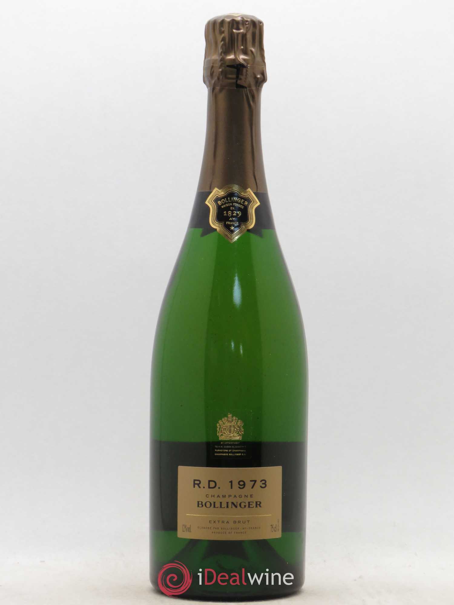 R.D. Extra-Brut Bollinger 1973 - Lot de 1 bouteille - 0