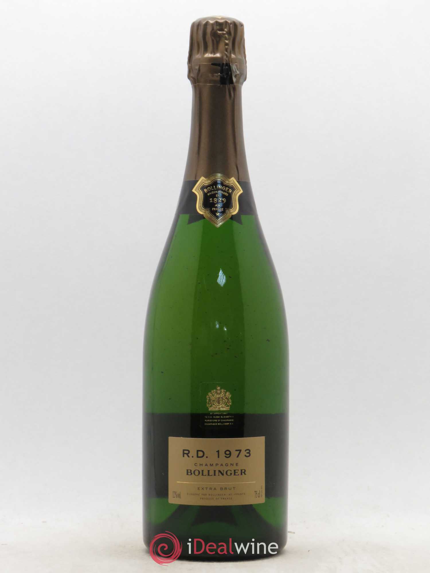 R.D. Extra-Brut Bollinger 1973 - Lot de 1 bouteille - 0