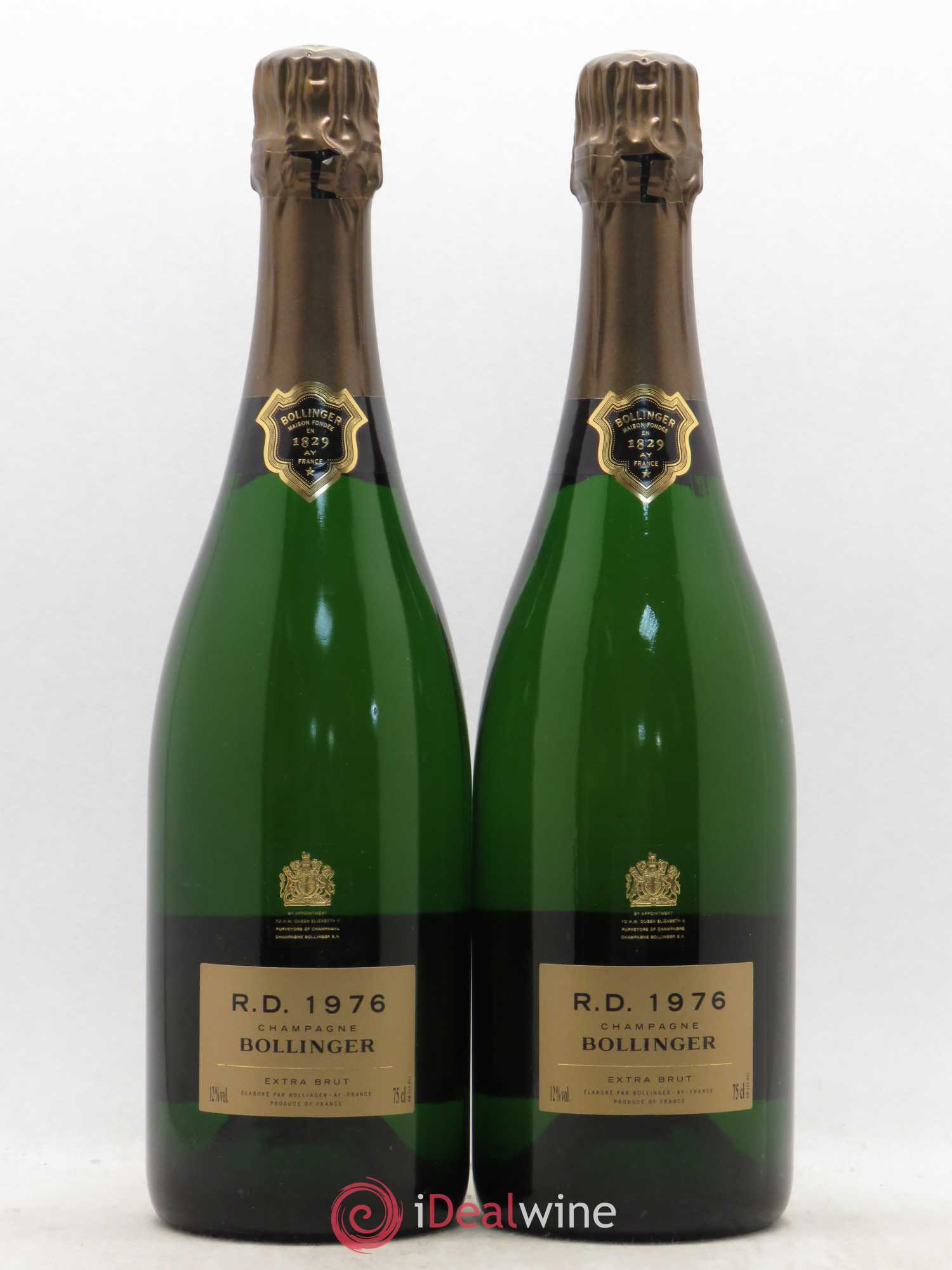 R.D. Extra-Brut Bollinger 1976 - Lot de 2 bouteilles - 0