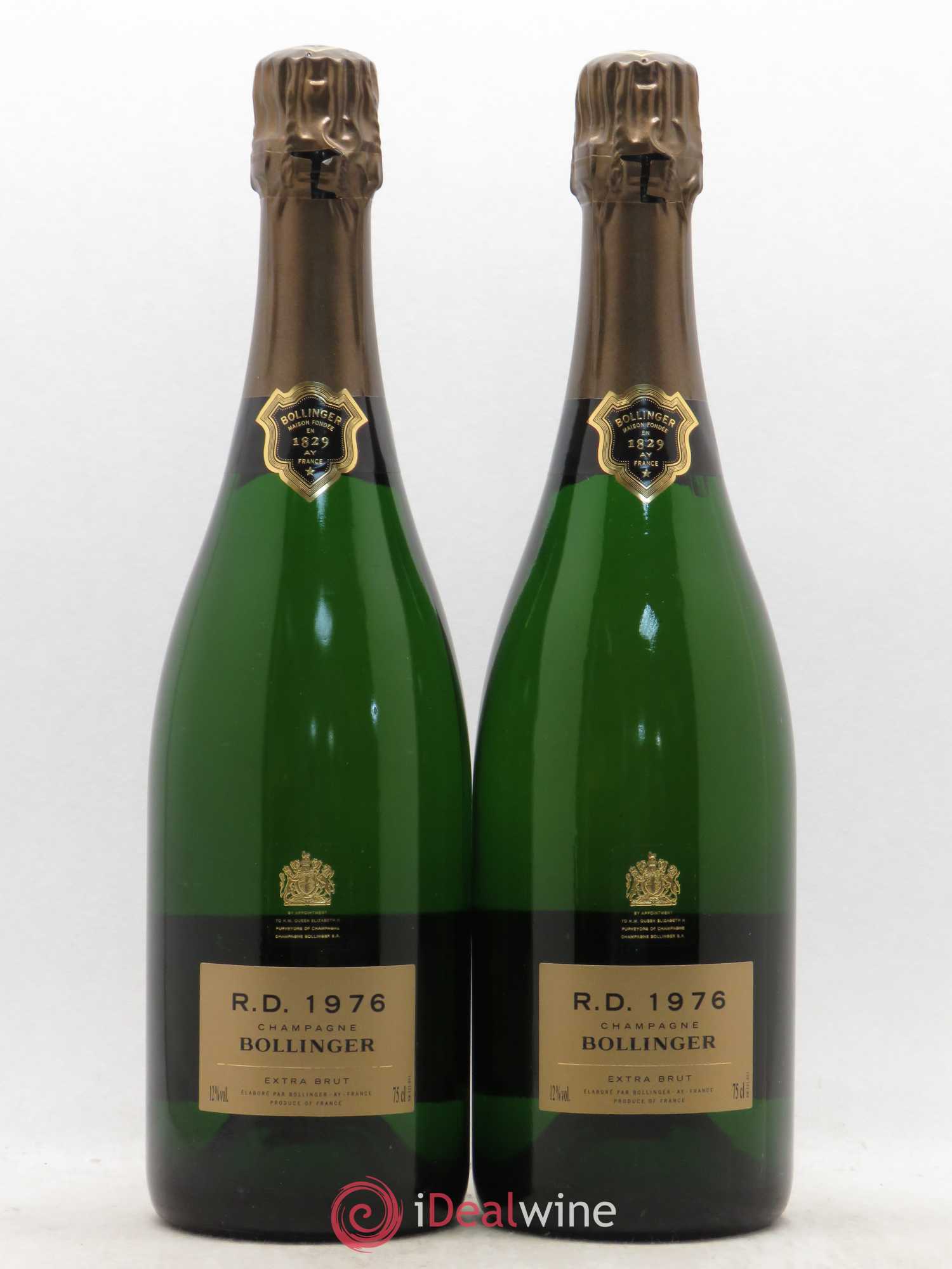 R.D. Extra-Brut Bollinger 1976 - Lot de 2 bouteilles - 0