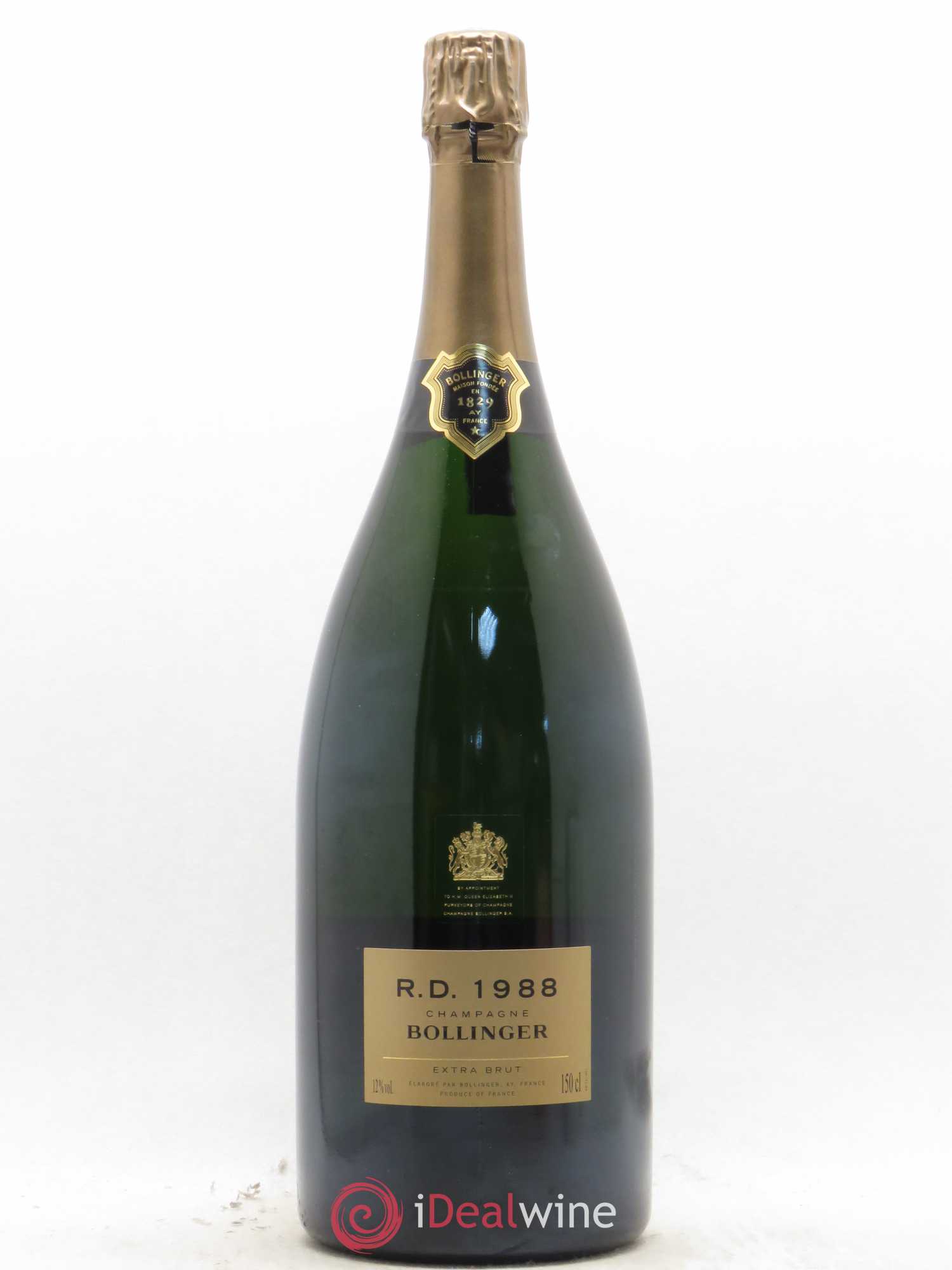 R.D. Extra-Brut Bollinger 1988 - Lot de 1 magnum - 0