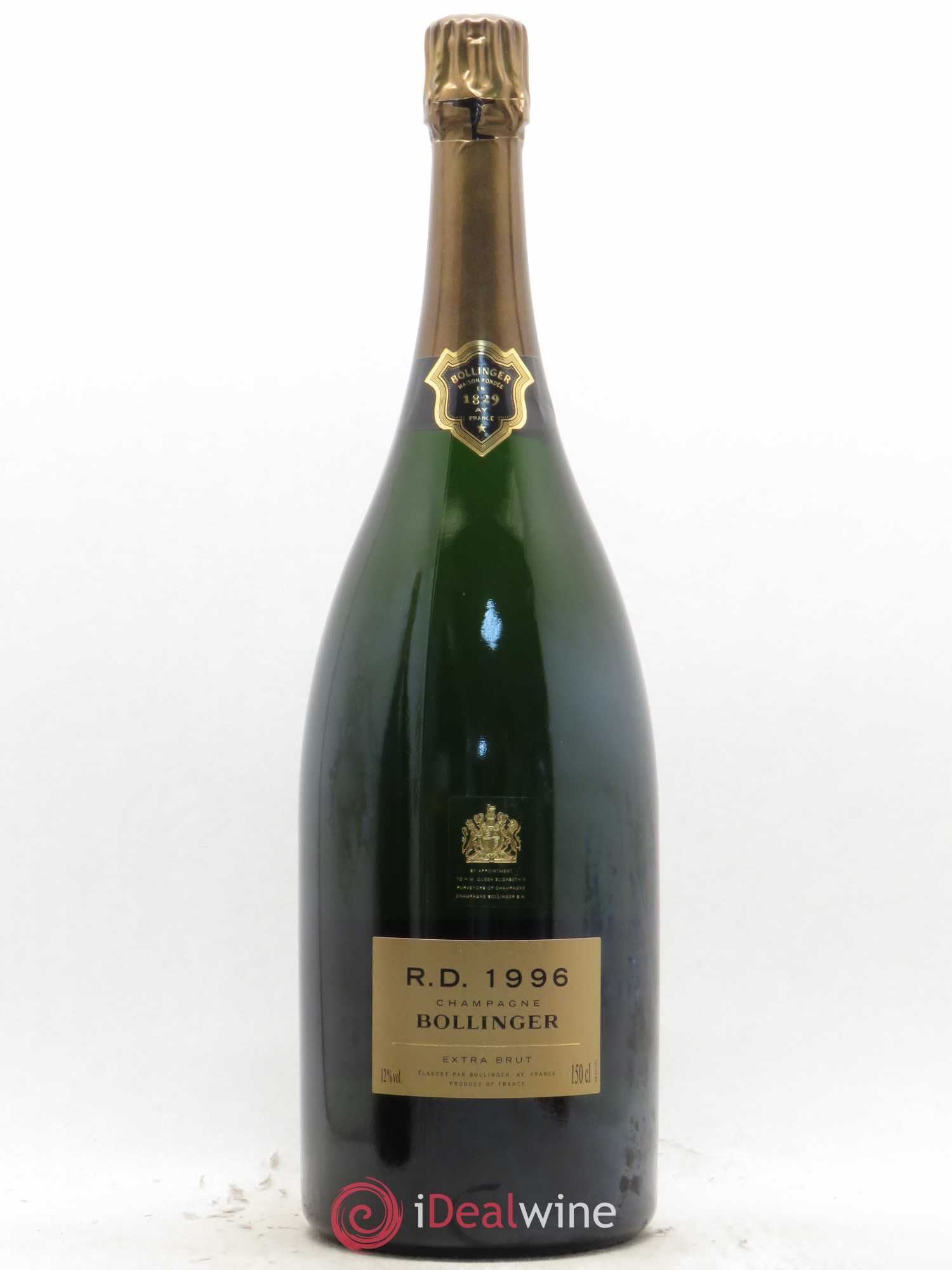 R.D. Extra-Brut Bollinger 1996 - Lot de 1 magnum - 0