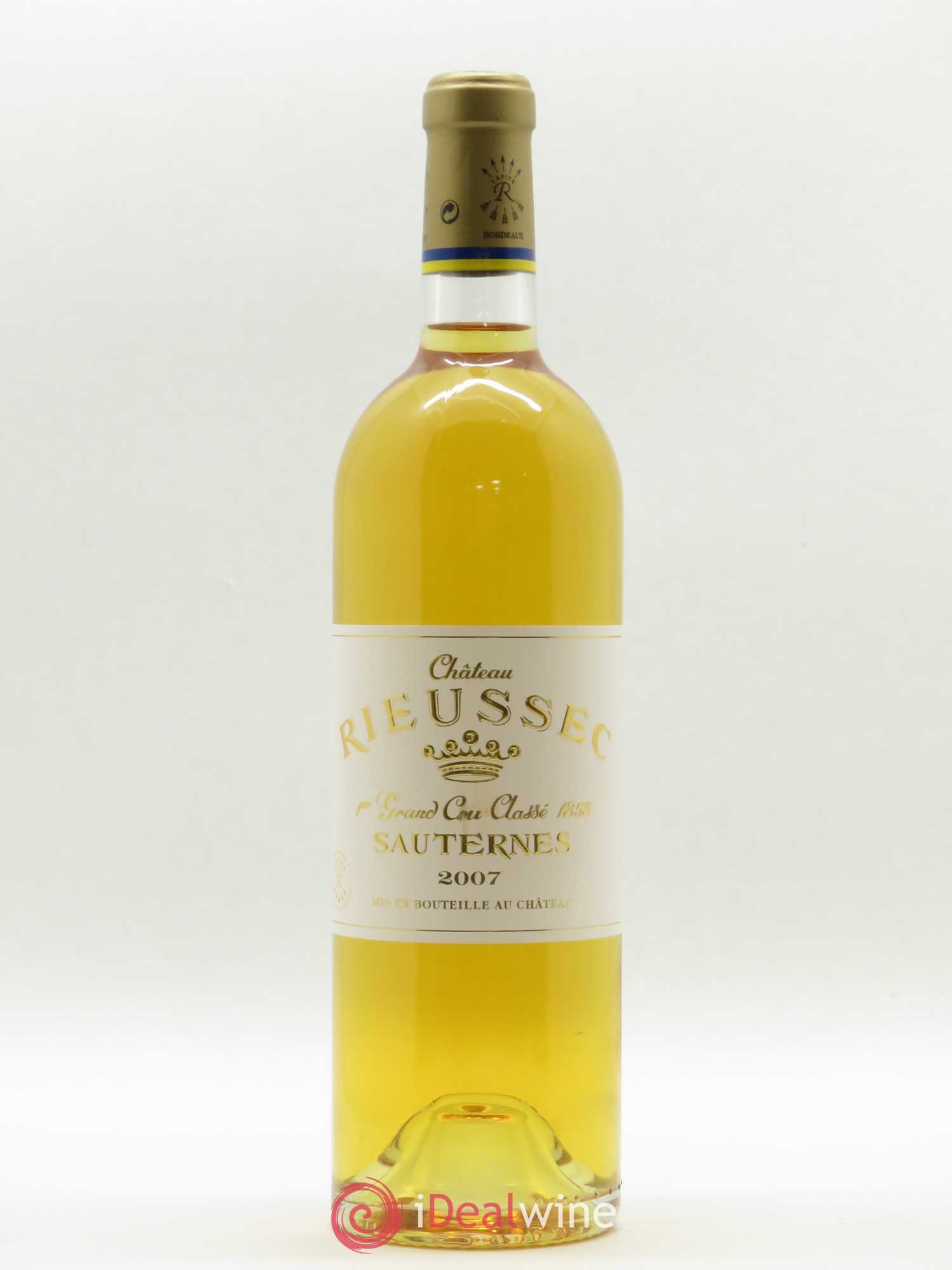 Château Rieussec 1er Grand Cru Classé 2007 - Posten von 1 Flasche - 0