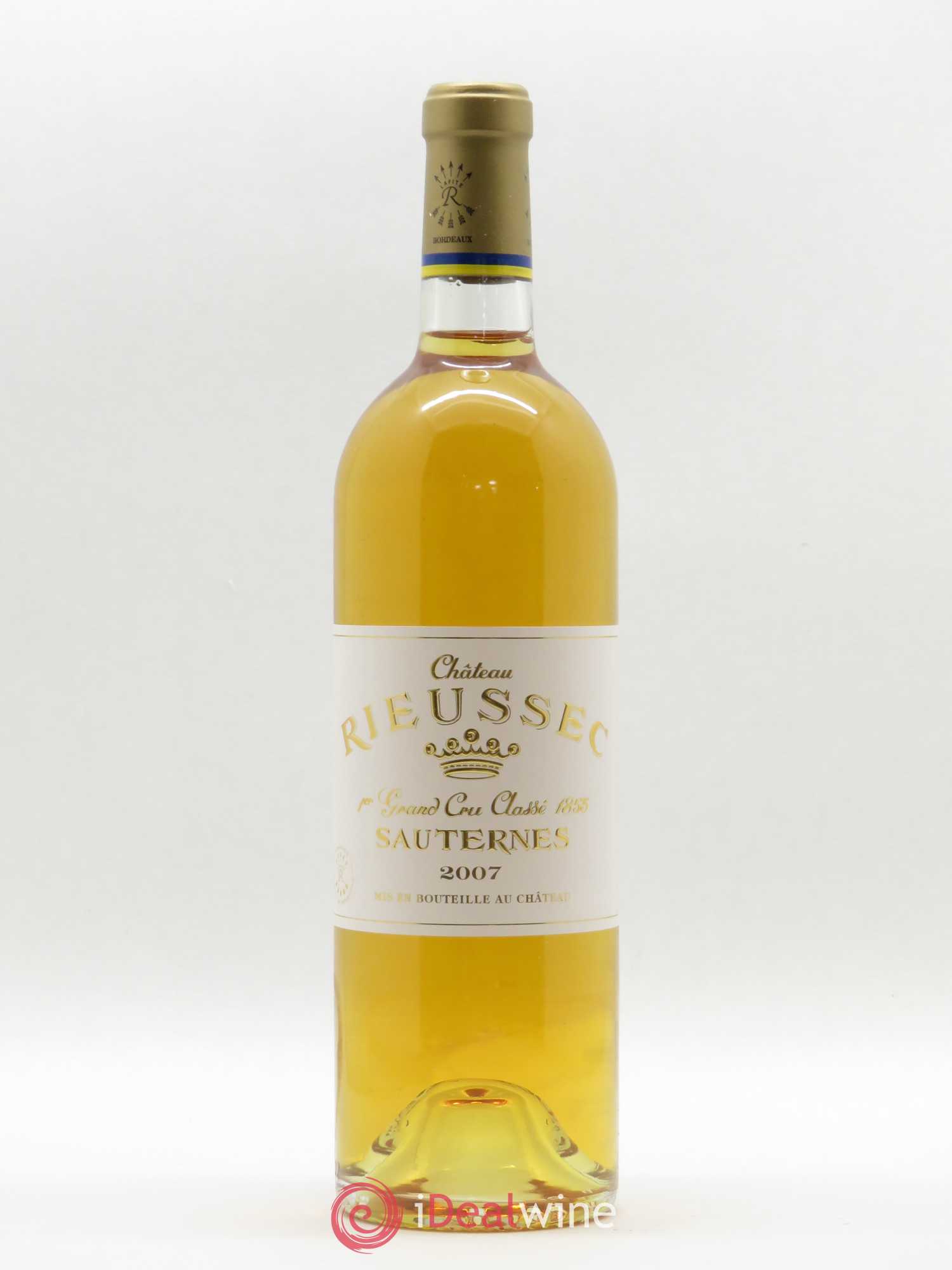 Château Rieussec 1er Grand Cru Classé 2007 - Posten von 1 Flasche - 0