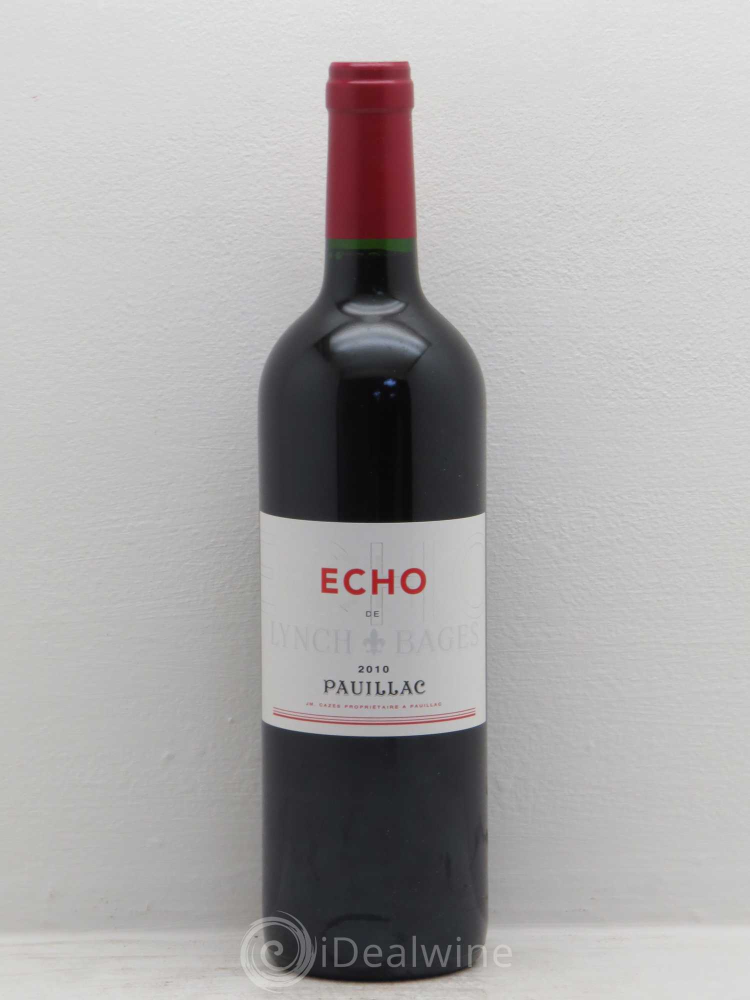 Echo de Lynch Bages Second Vin 2010 - Lot de 12 bouteilles - 0