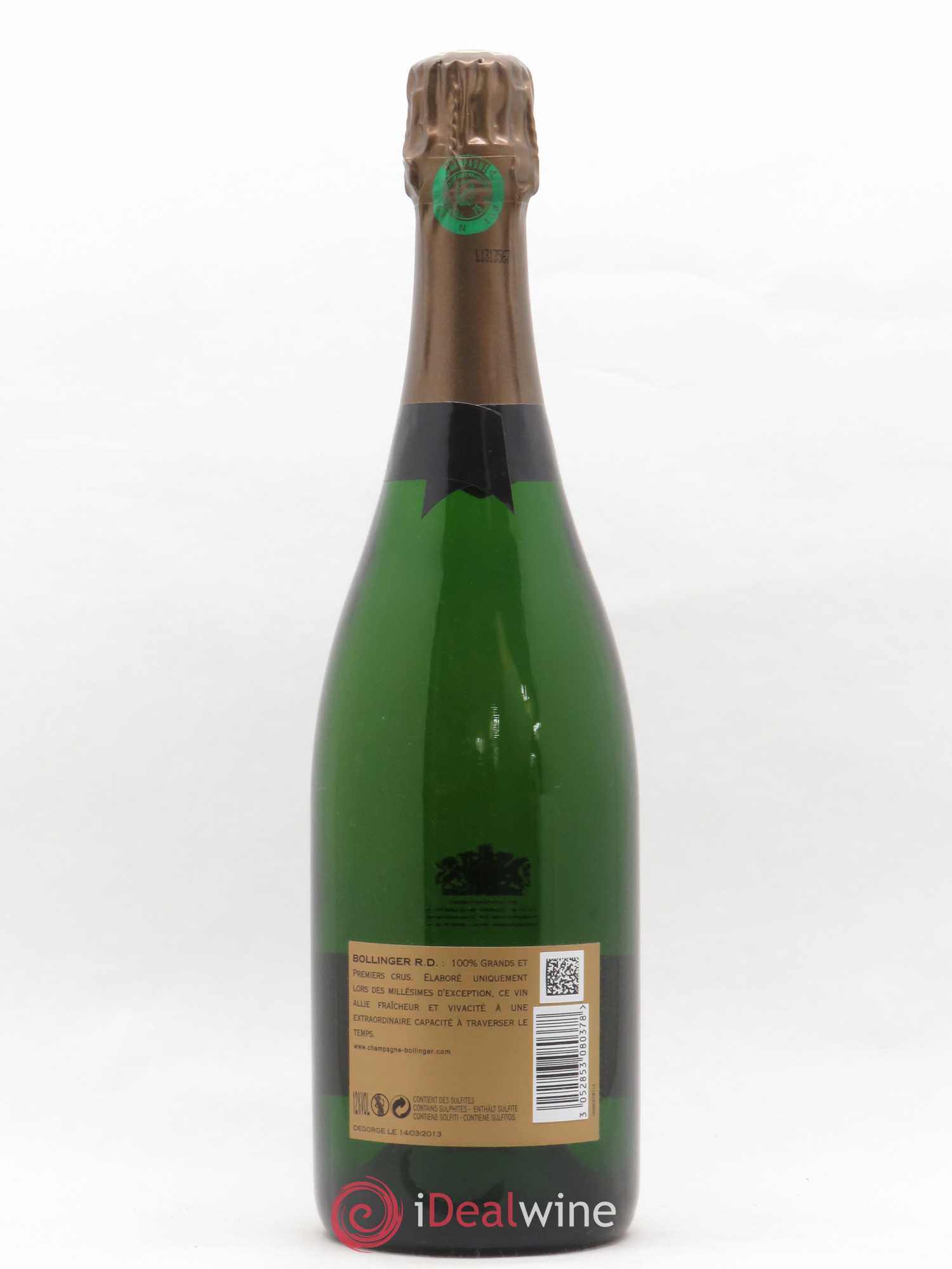 R.D. Extra-Brut Bollinger 1976 - Lot de 1 bouteille - 1