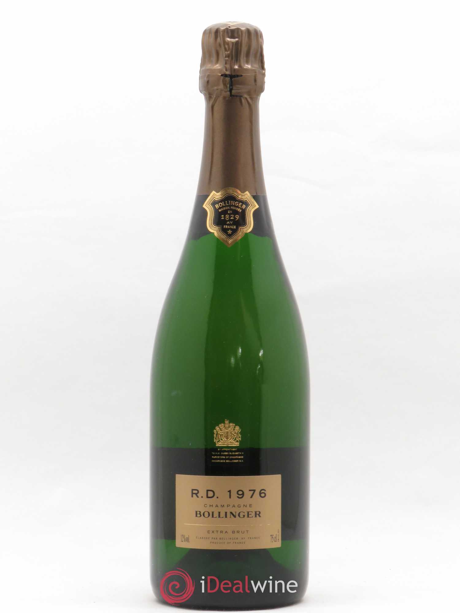 R.D. Extra-Brut Bollinger 1976 - Lot de 1 bouteille - 0