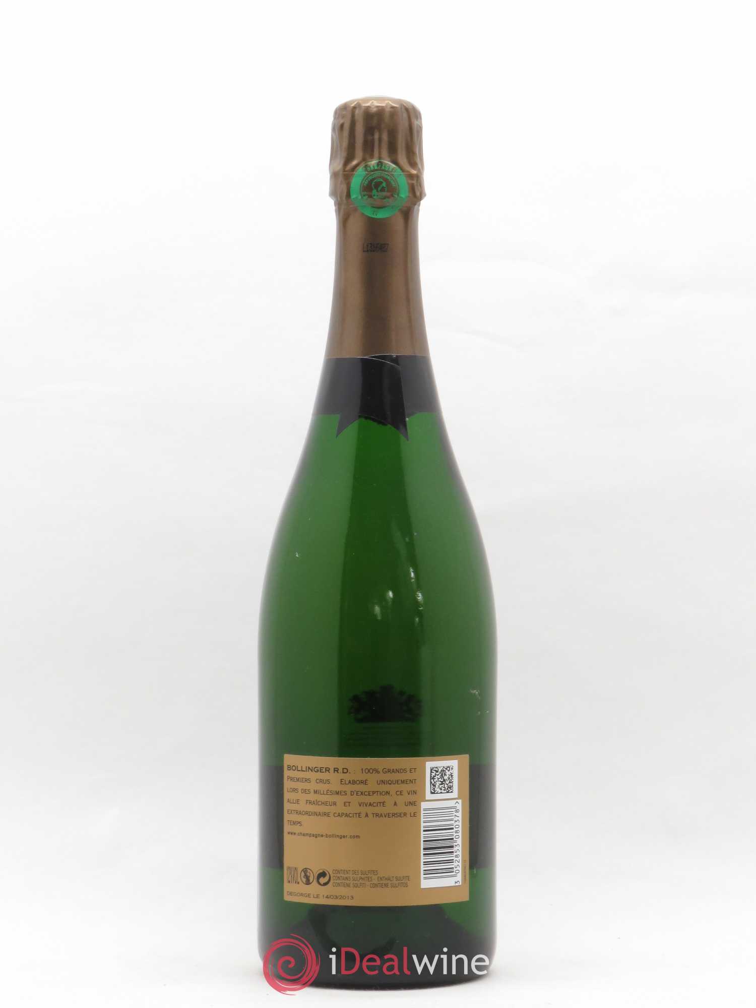 R.D. Extra-Brut Bollinger 1976 - Lot de 1 bouteille - 1