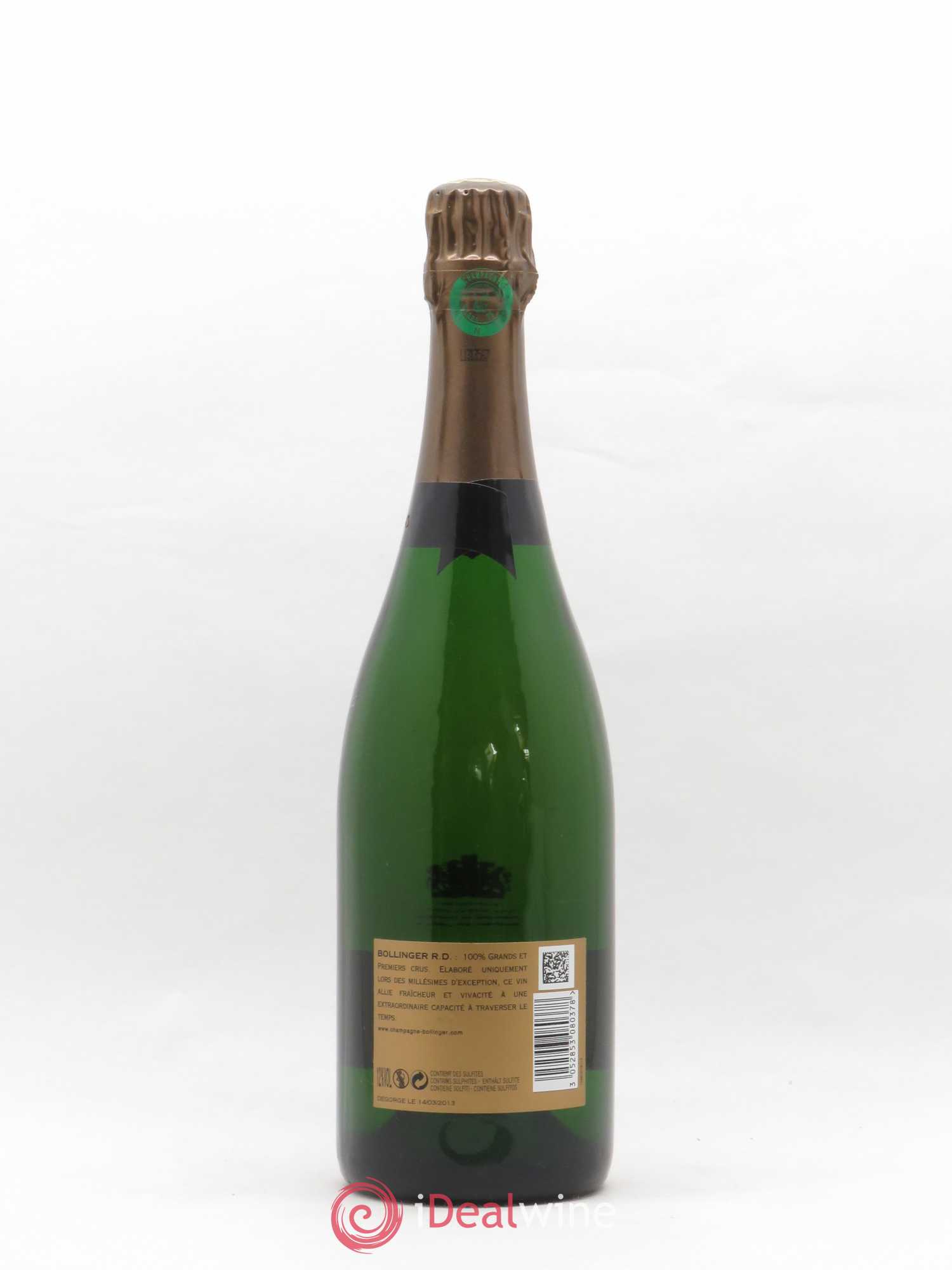 R.D. Extra-Brut Bollinger 1976 - Lot de 1 bouteille - 1