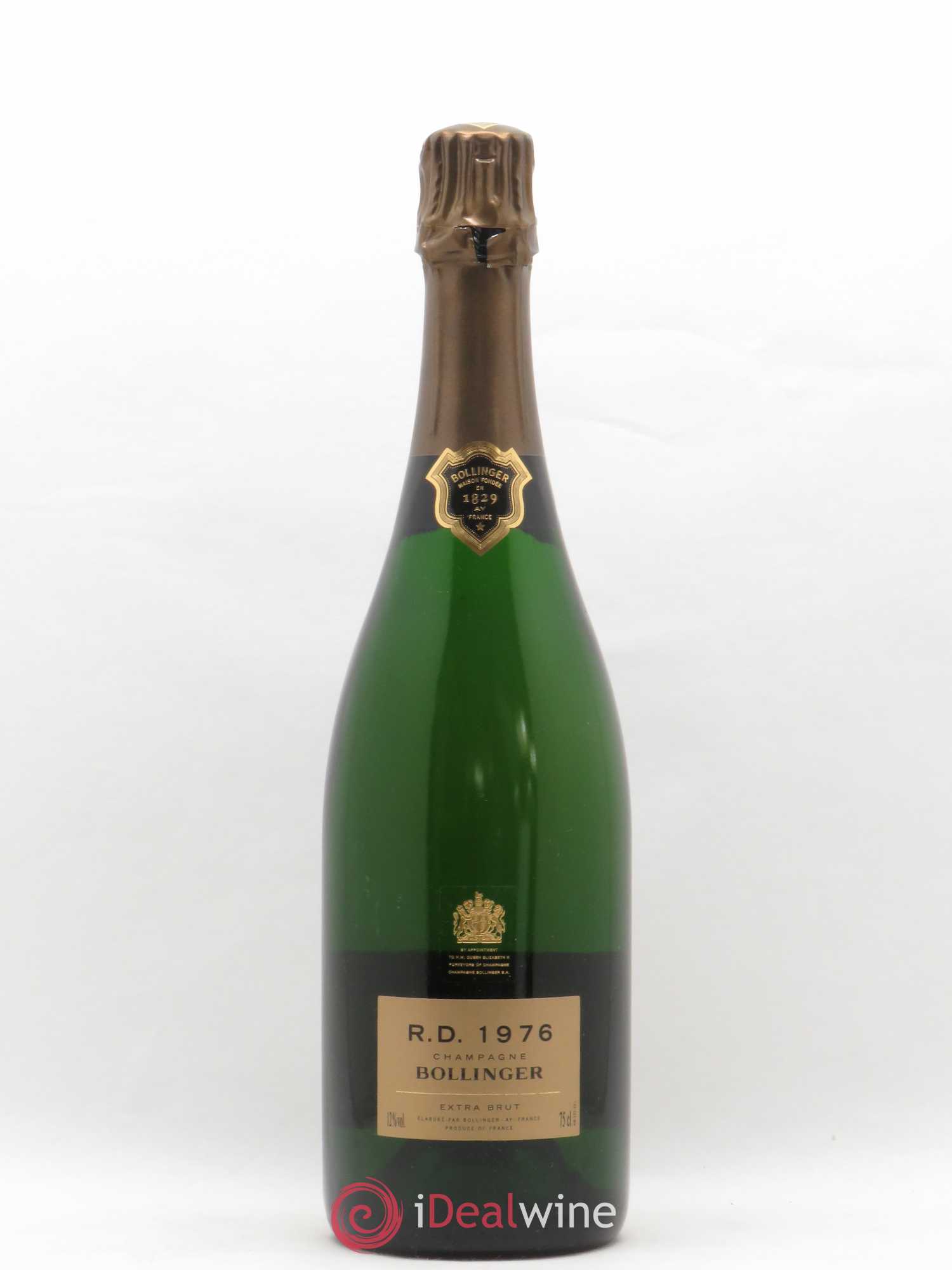 R.D. Extra-Brut Bollinger 1976 - Lot de 1 bouteille - 0