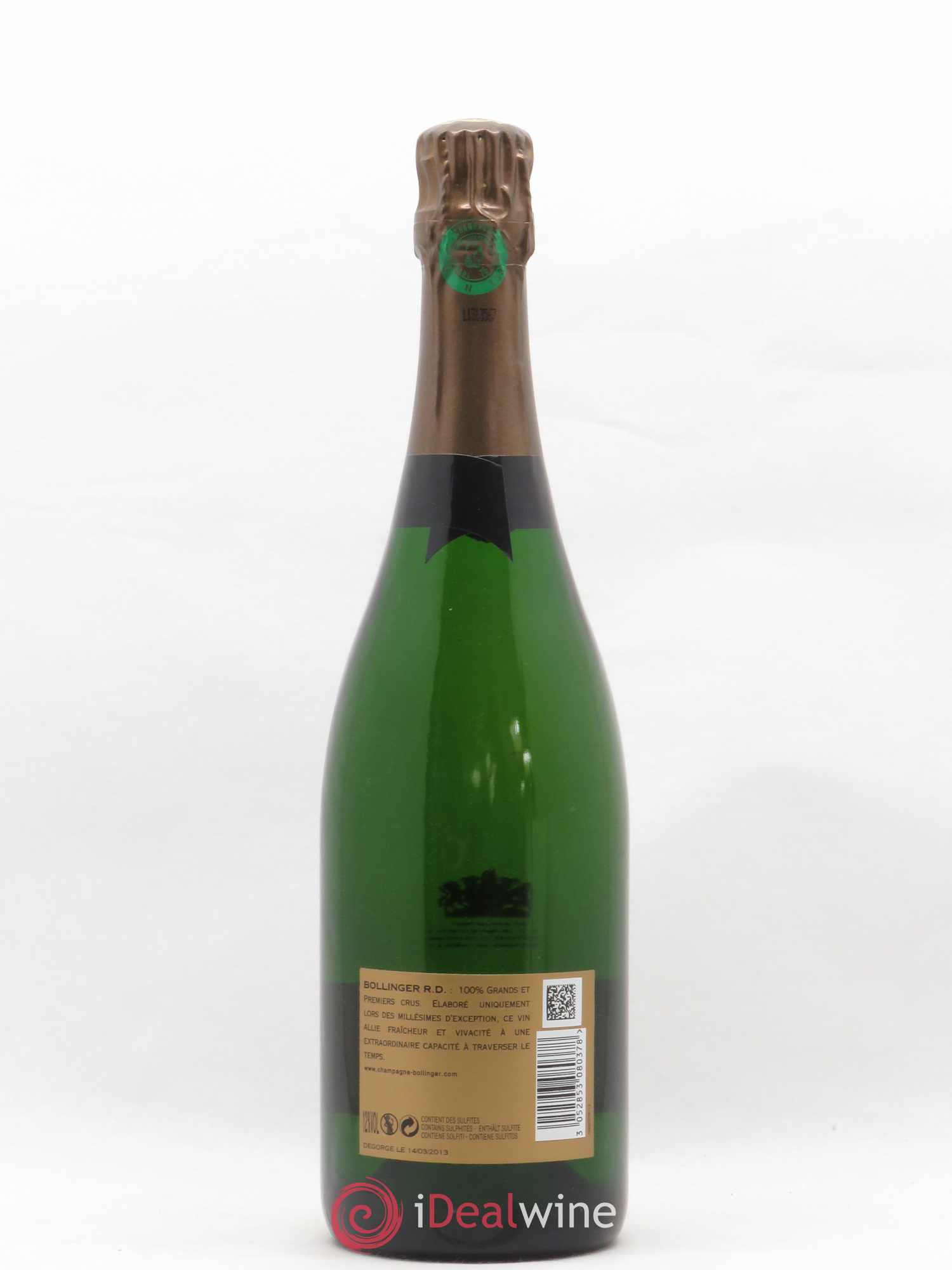 R.D. Extra-Brut Bollinger 1976 - Lot de 1 bouteille - 1