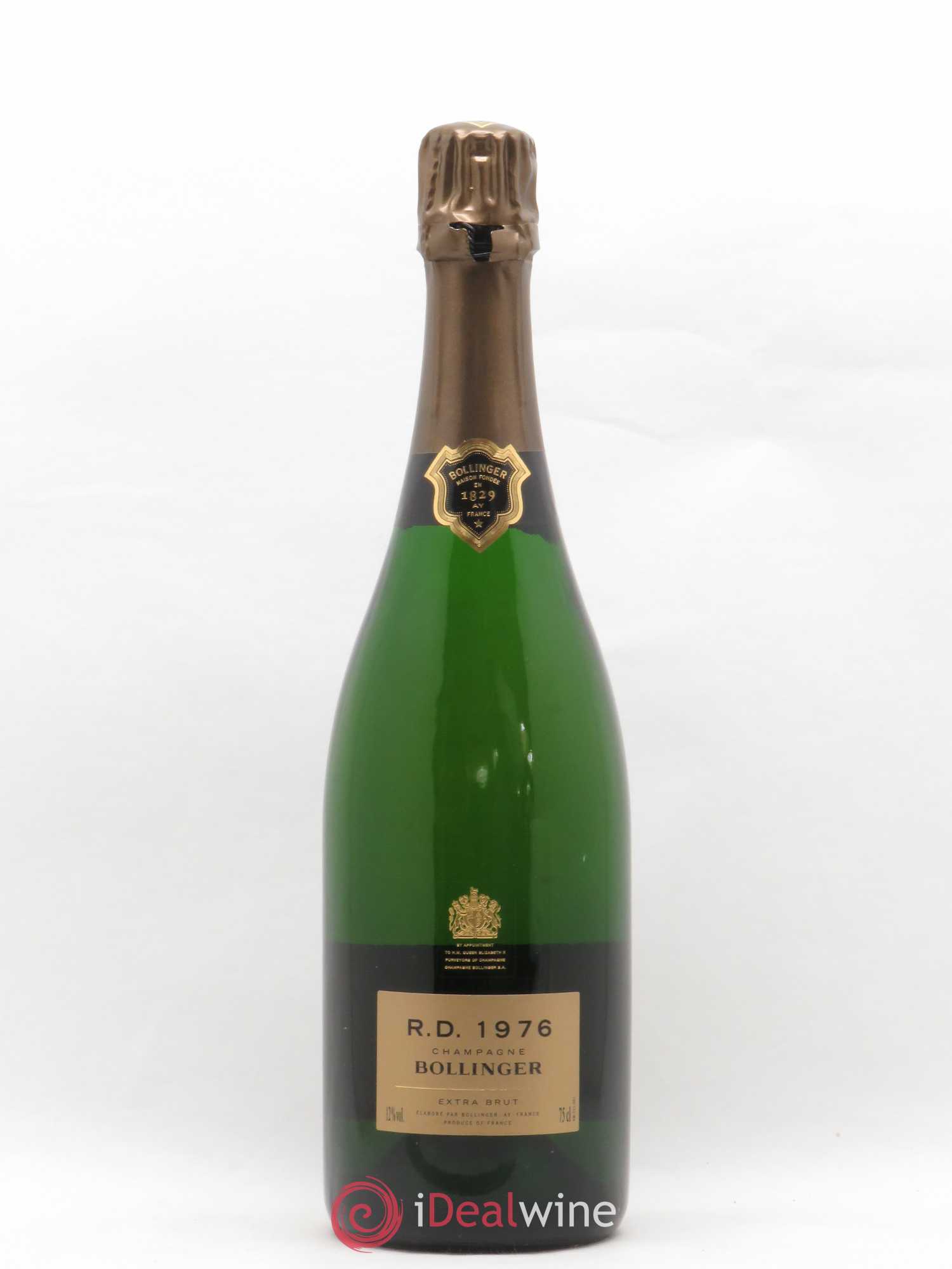 R.D. Extra-Brut Bollinger 1976 - Lot de 1 bouteille - 0