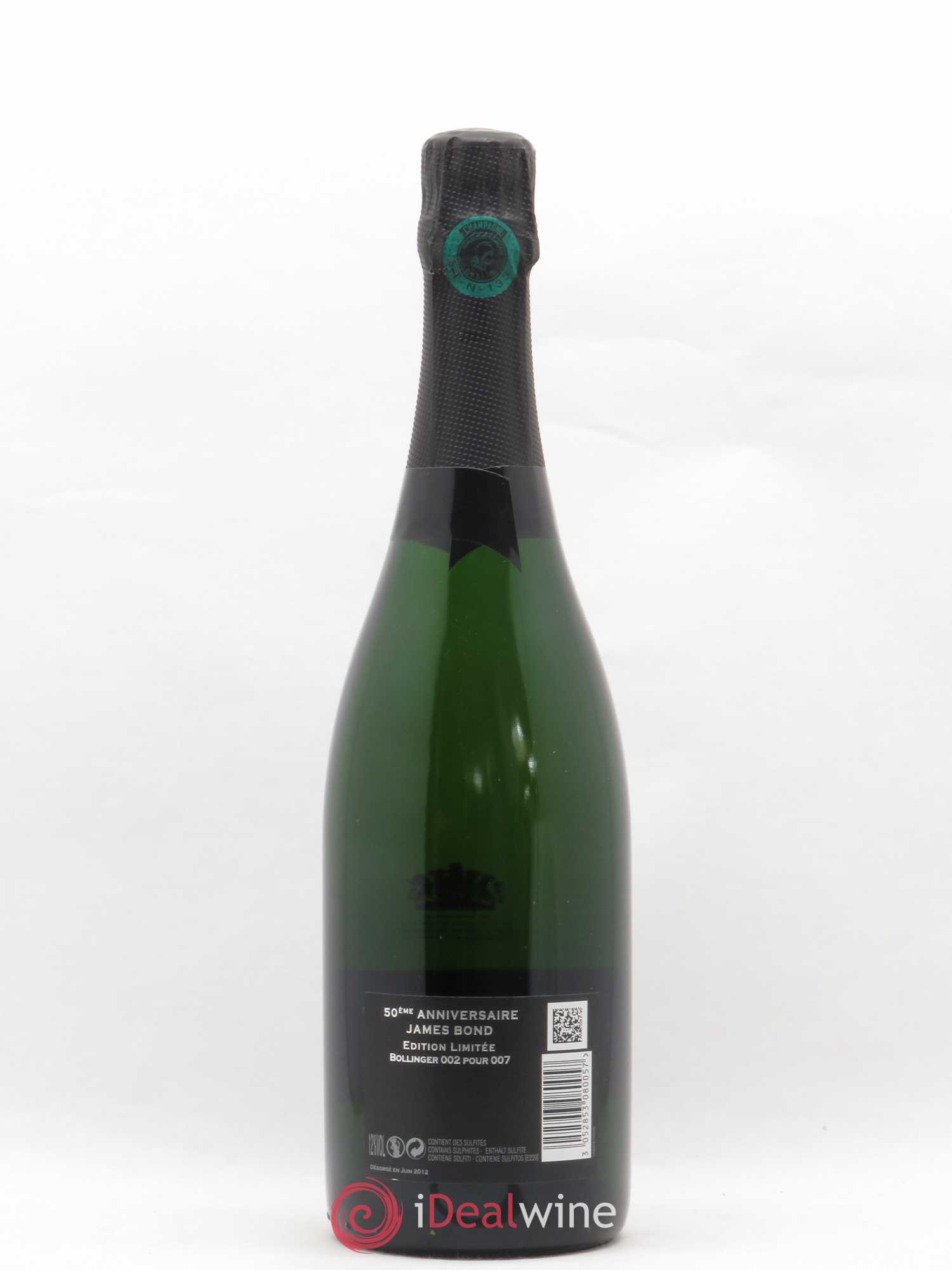 James Bond 007 Bollinger 2002 - Lot of 1 bottle - 1