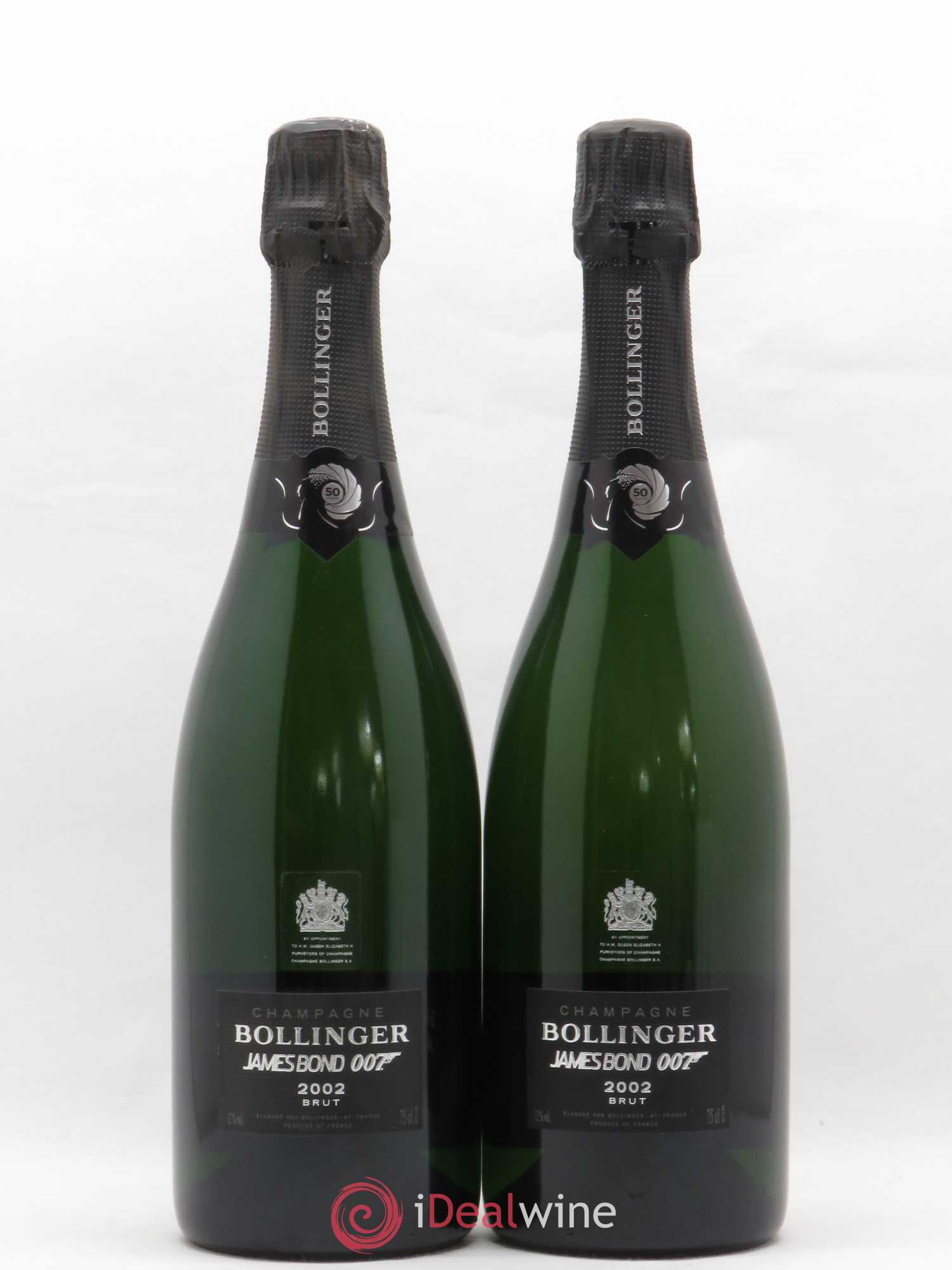 James Bond 007 Bollinger 2002 - Lot de 2 bouteilles - 0