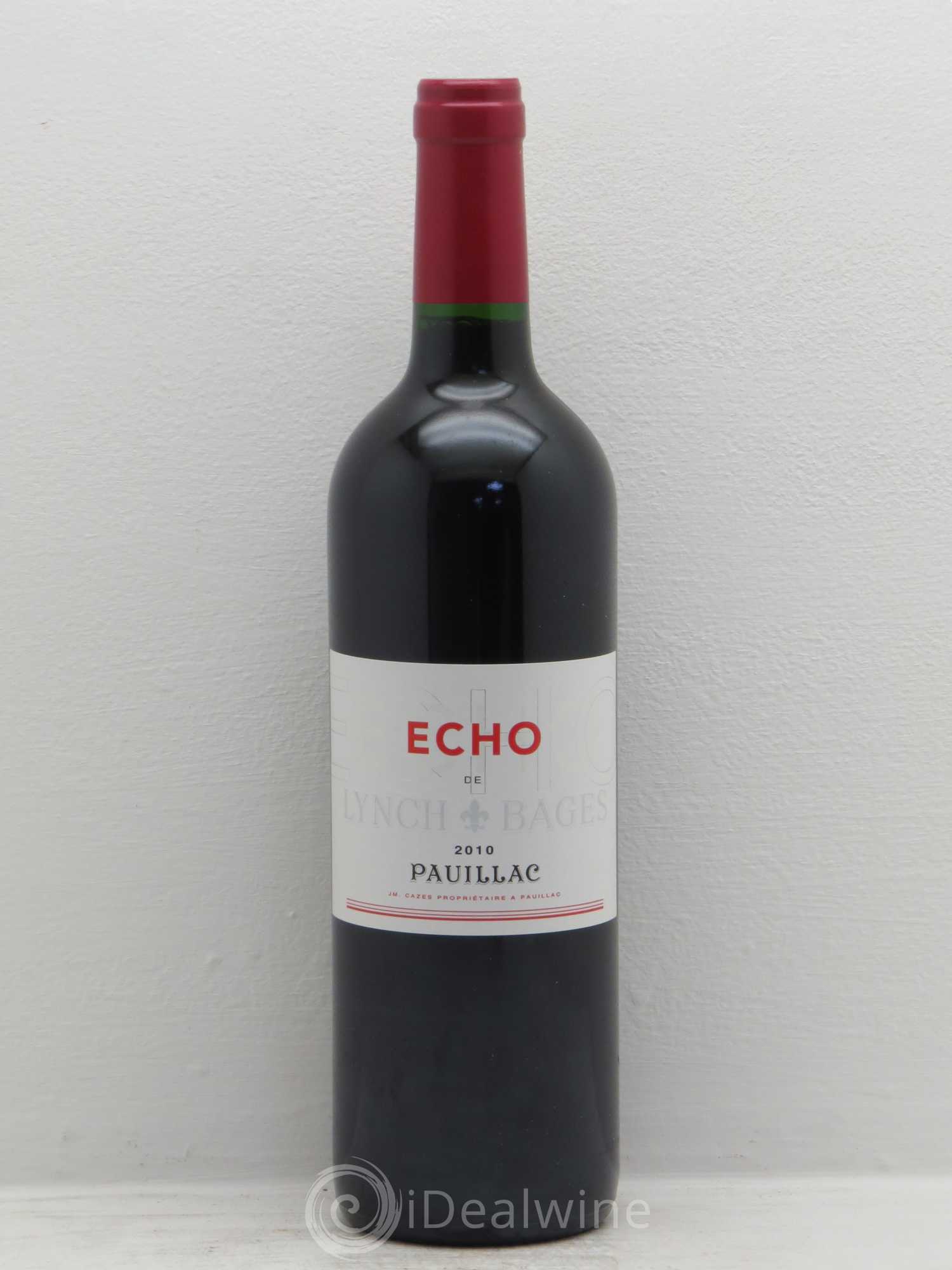 Echo de Lynch Bages Second Vin 2010 - Lot de 12 bouteilles - 0