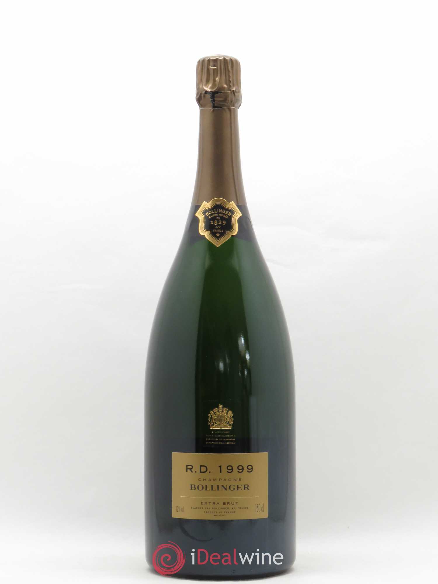 R.D. Extra-Brut Bollinger 1999 - Lot de 1 magnum - 0
