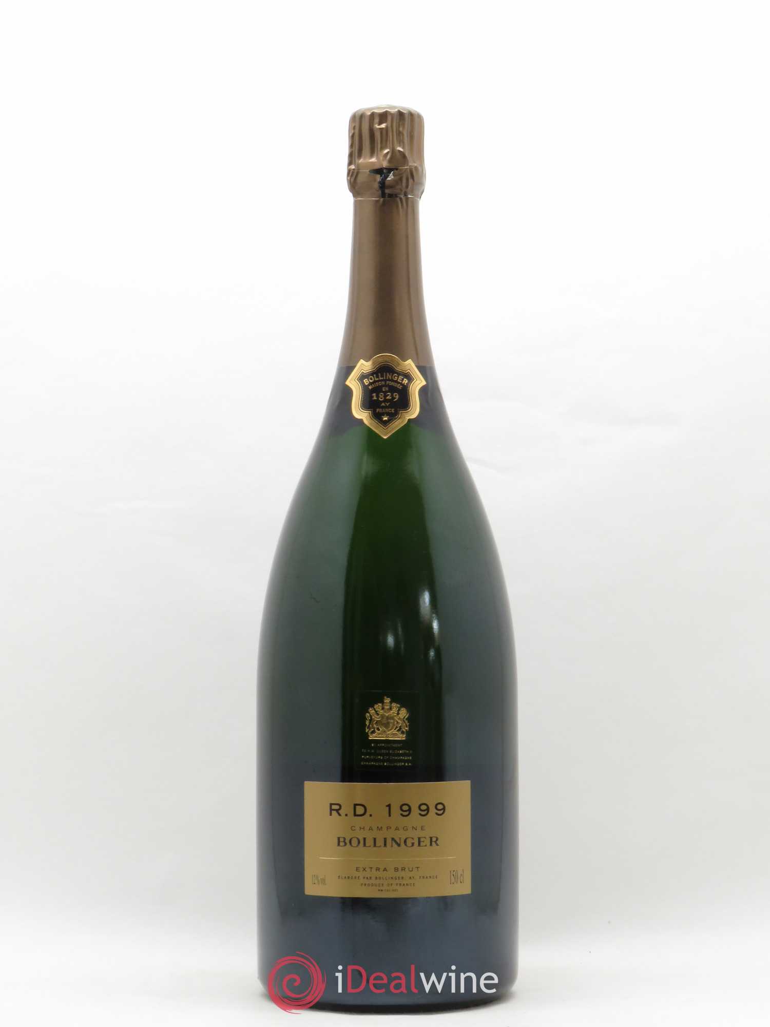 R.D. Extra-Brut Bollinger 1999 - Lot de 1 magnum - 0