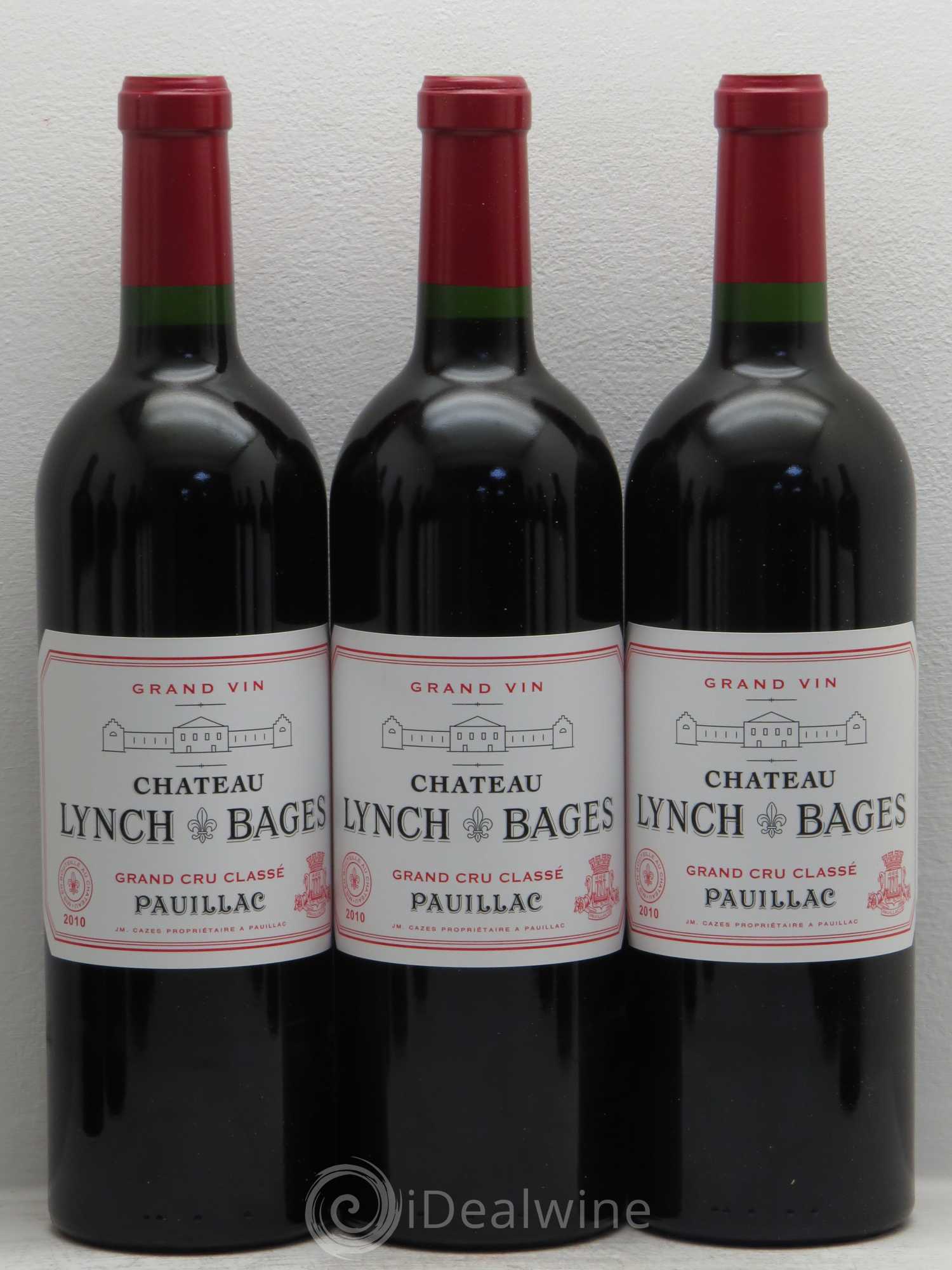 Château Lynch Bages 5ème Grand Cru Classé 2010 - Lot de 12 bouteilles - 1