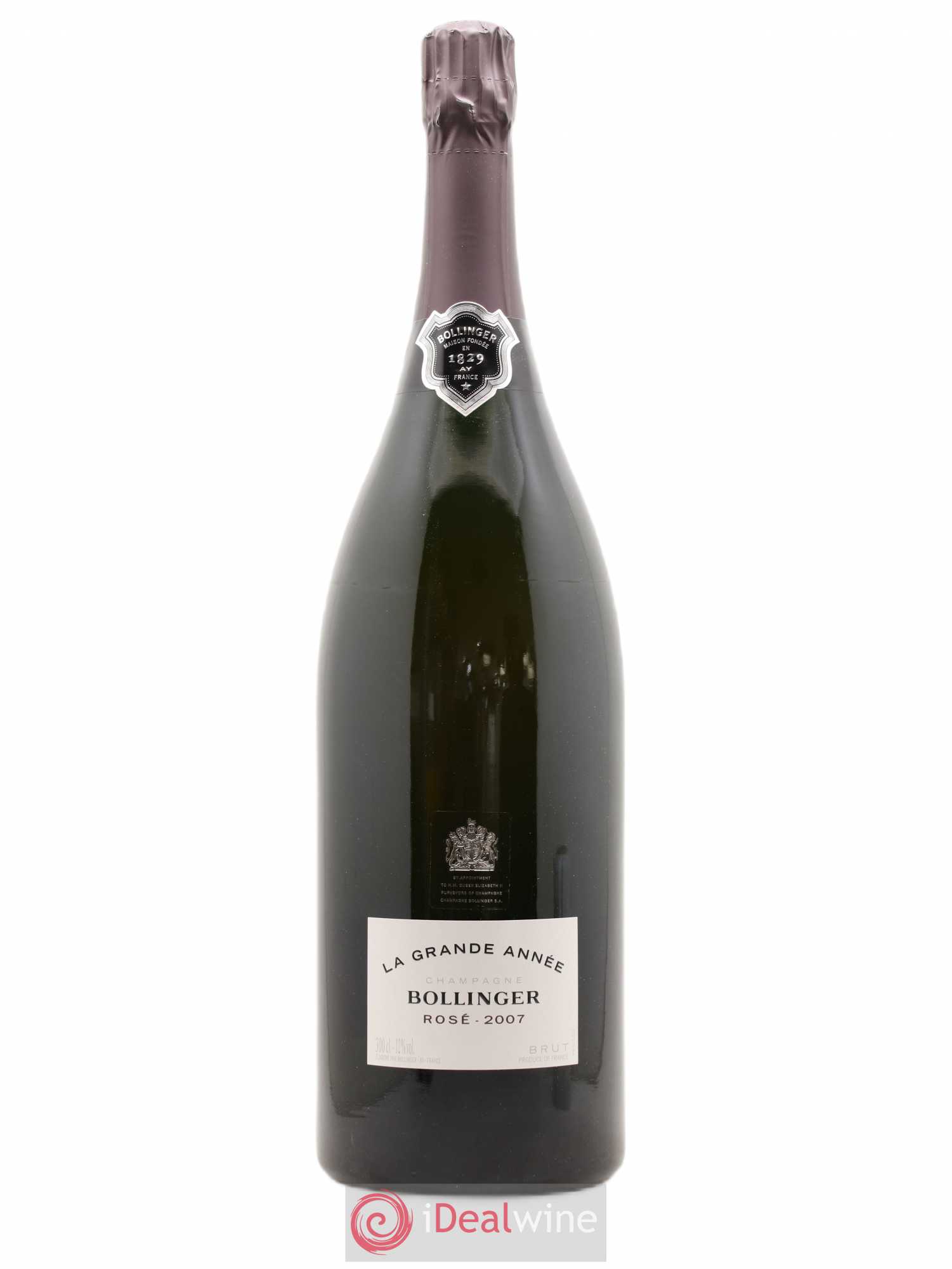 Grande Année Brut Bollinger 2007 - Lot de 1 double magnum - 0