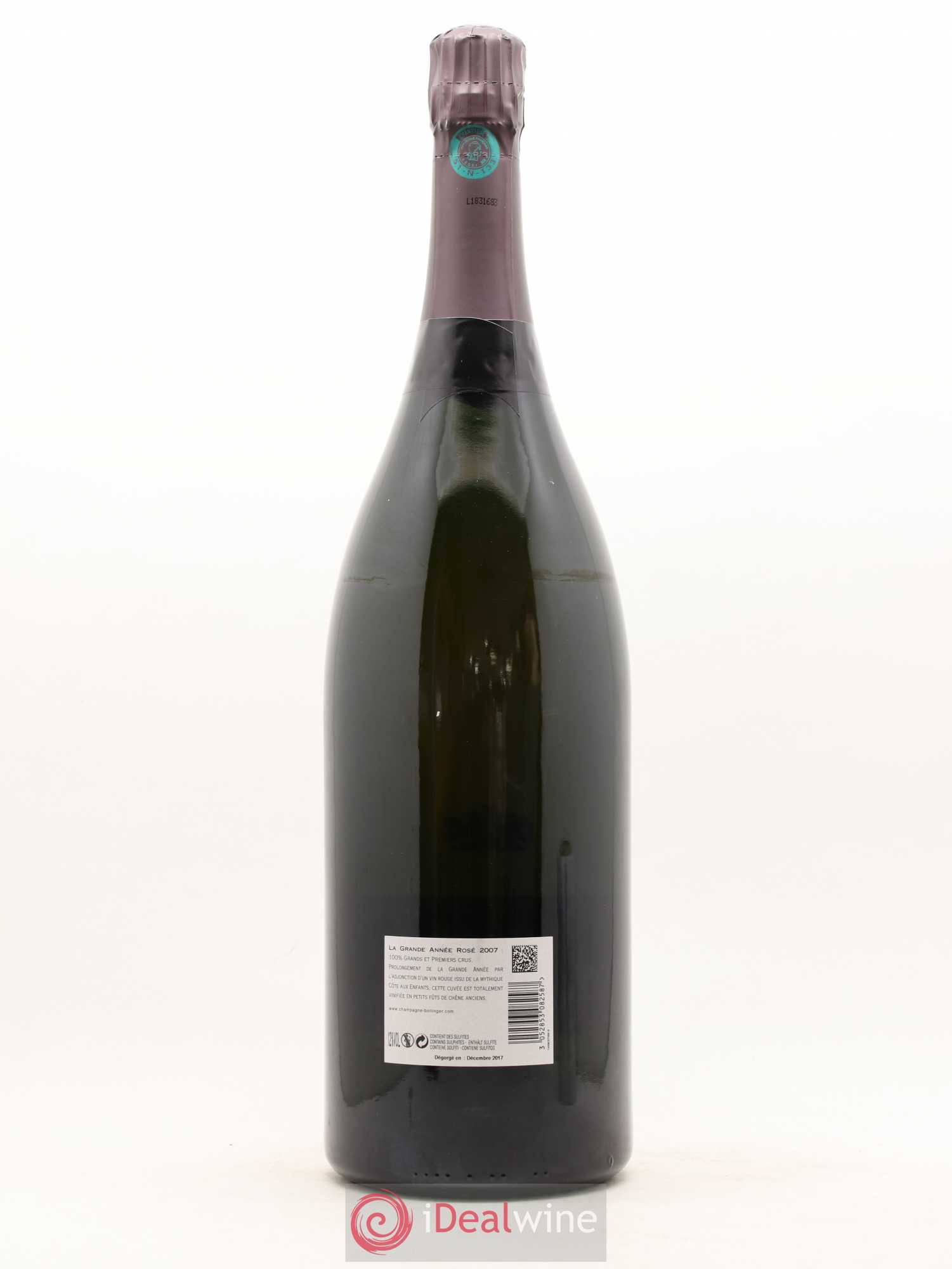 Grande Année Brut Bollinger 2007 - Lot de 1 double magnum - 1