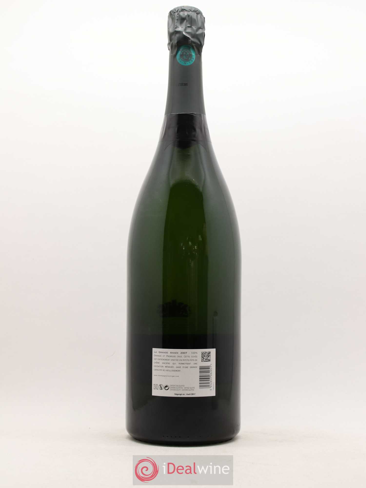 La Grande Année Brut Bollinger 2007 - Lot de 1 double magnum - 1