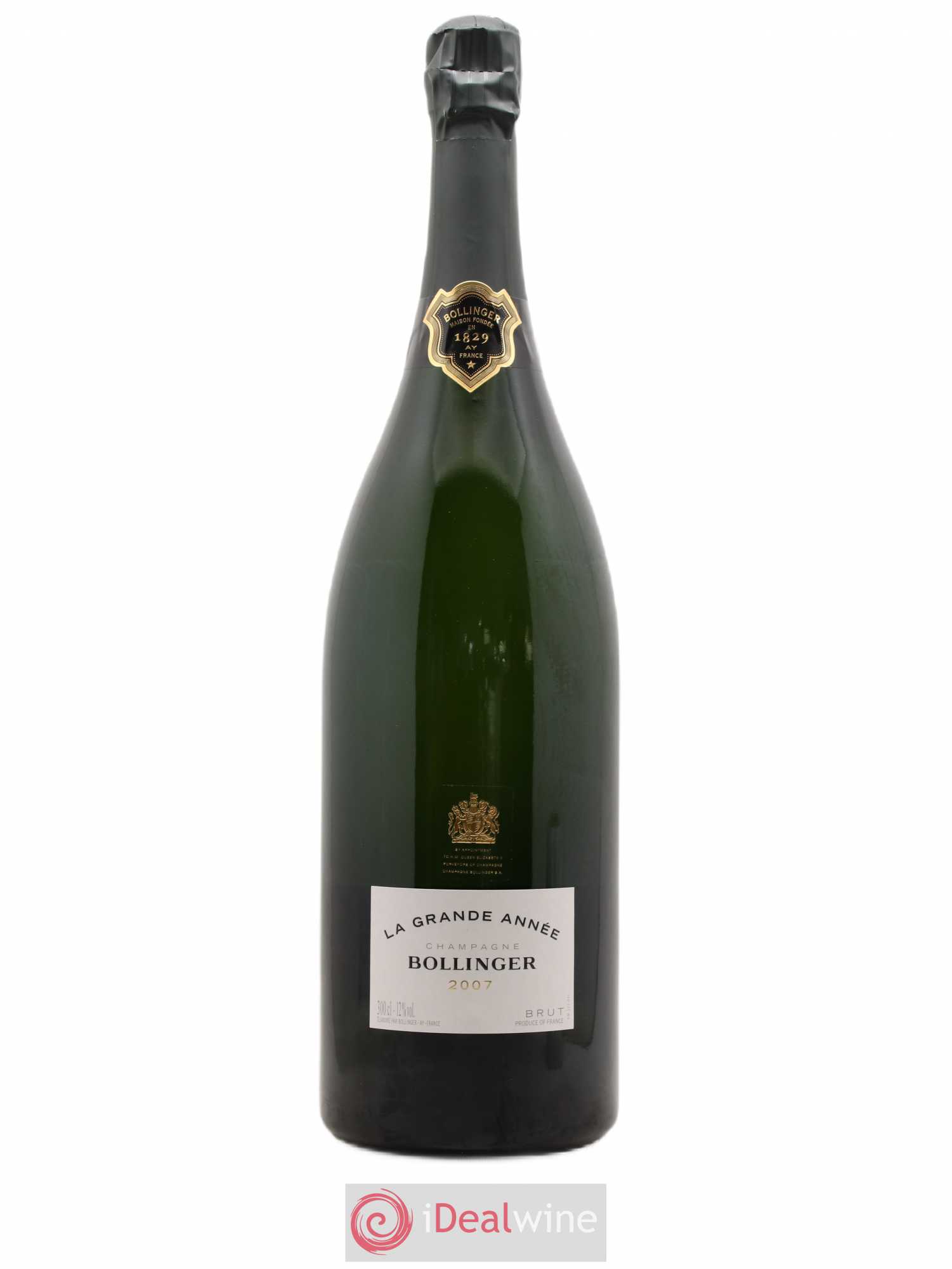 La Grande Année Brut Bollinger 2007 - Lot de 1 double magnum - 0