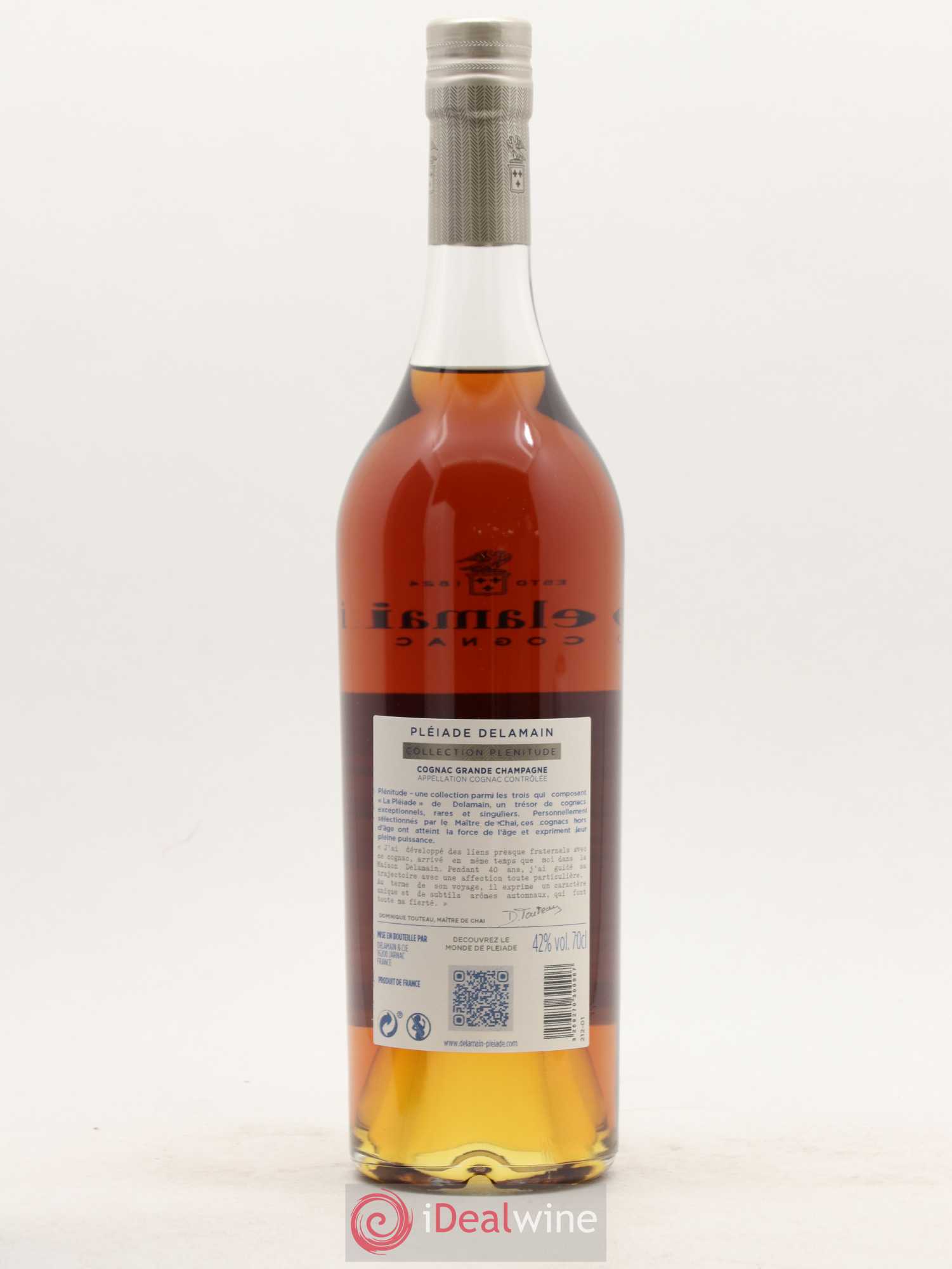 Cognac Delamain Grande Champagne Pléiade Collection Plénitude Mainxe 40 ans 1980 - Posten von 1 Flasche - 2