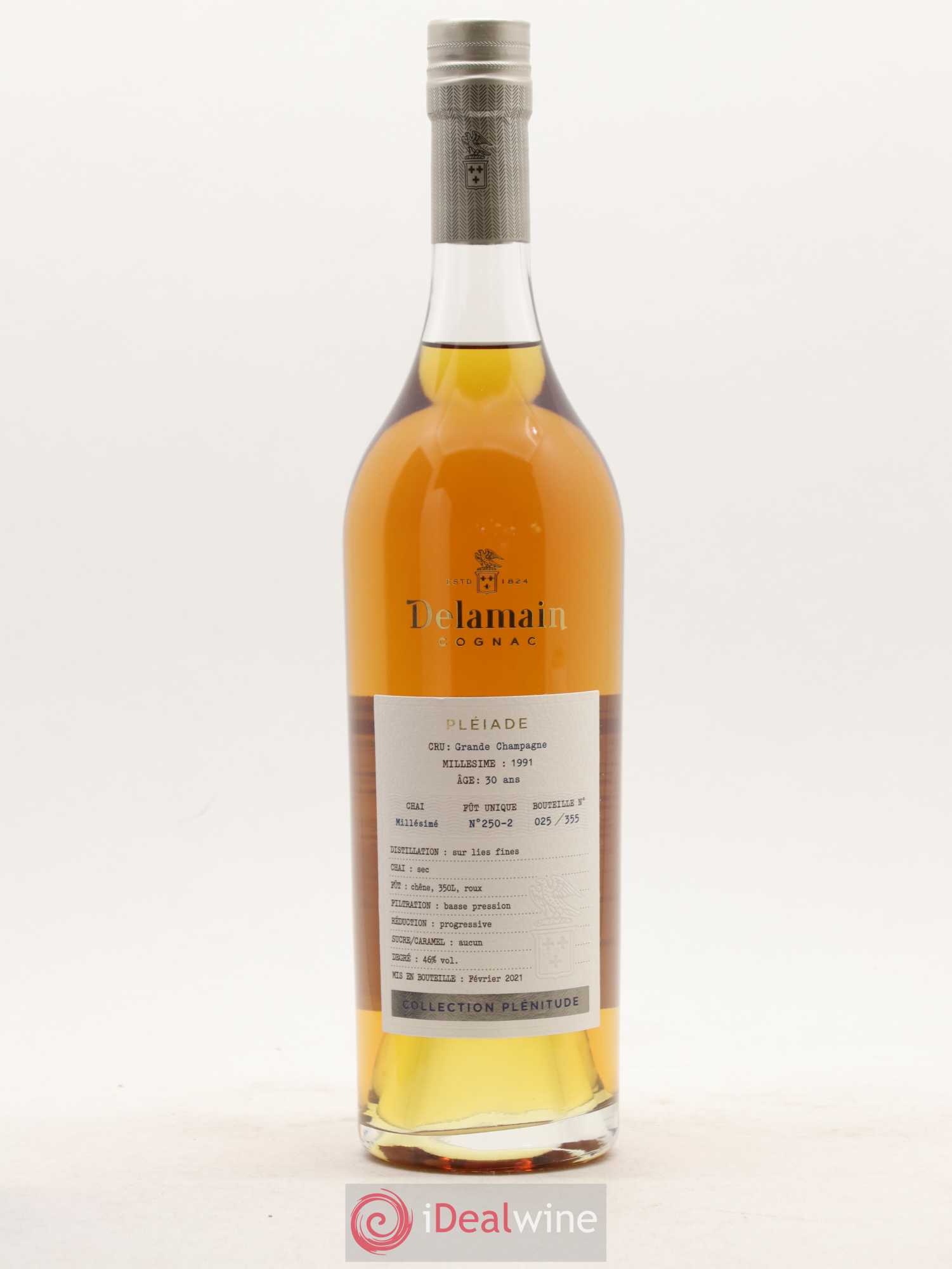 Cognac Delamain 1991 - Posten von 1 Flasche - 1