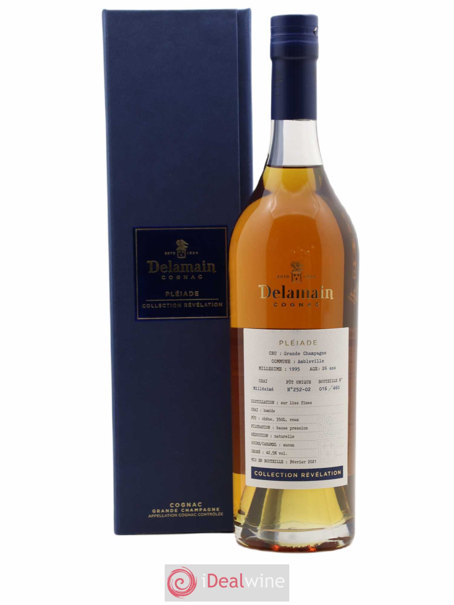 Cognac Delamain 1995 - Posten von 1 Flasche - 0