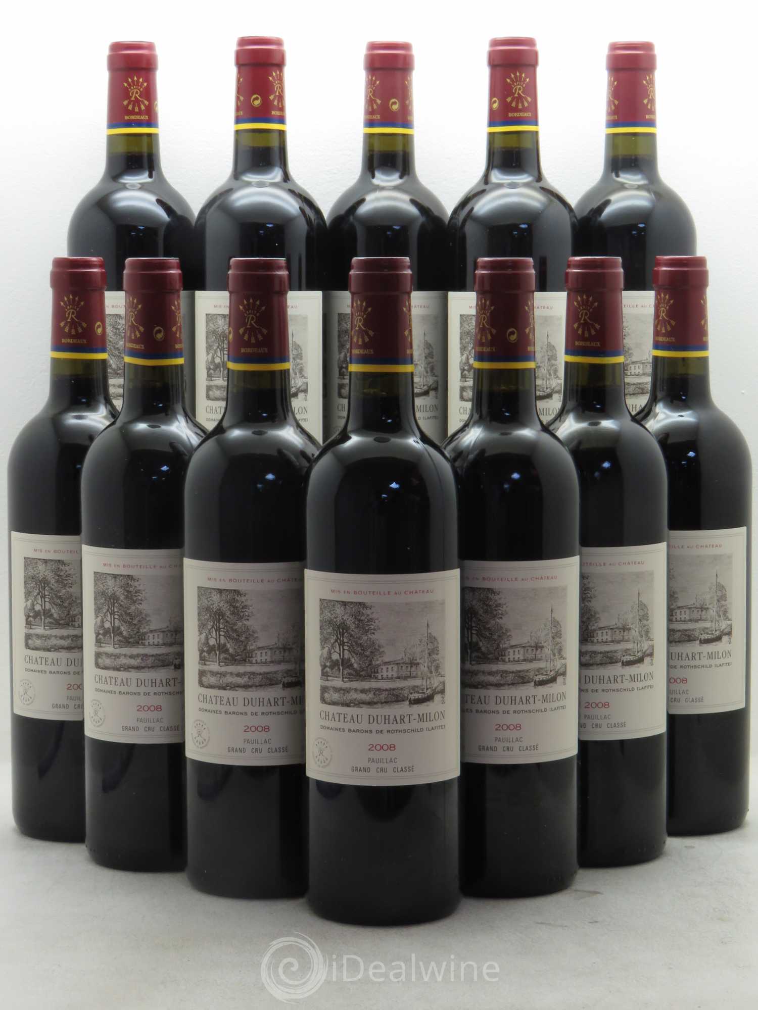 Château Duhart-Milon 4ème Grand Cru Classé 2008 - Lot de 12 bouteilles - 0