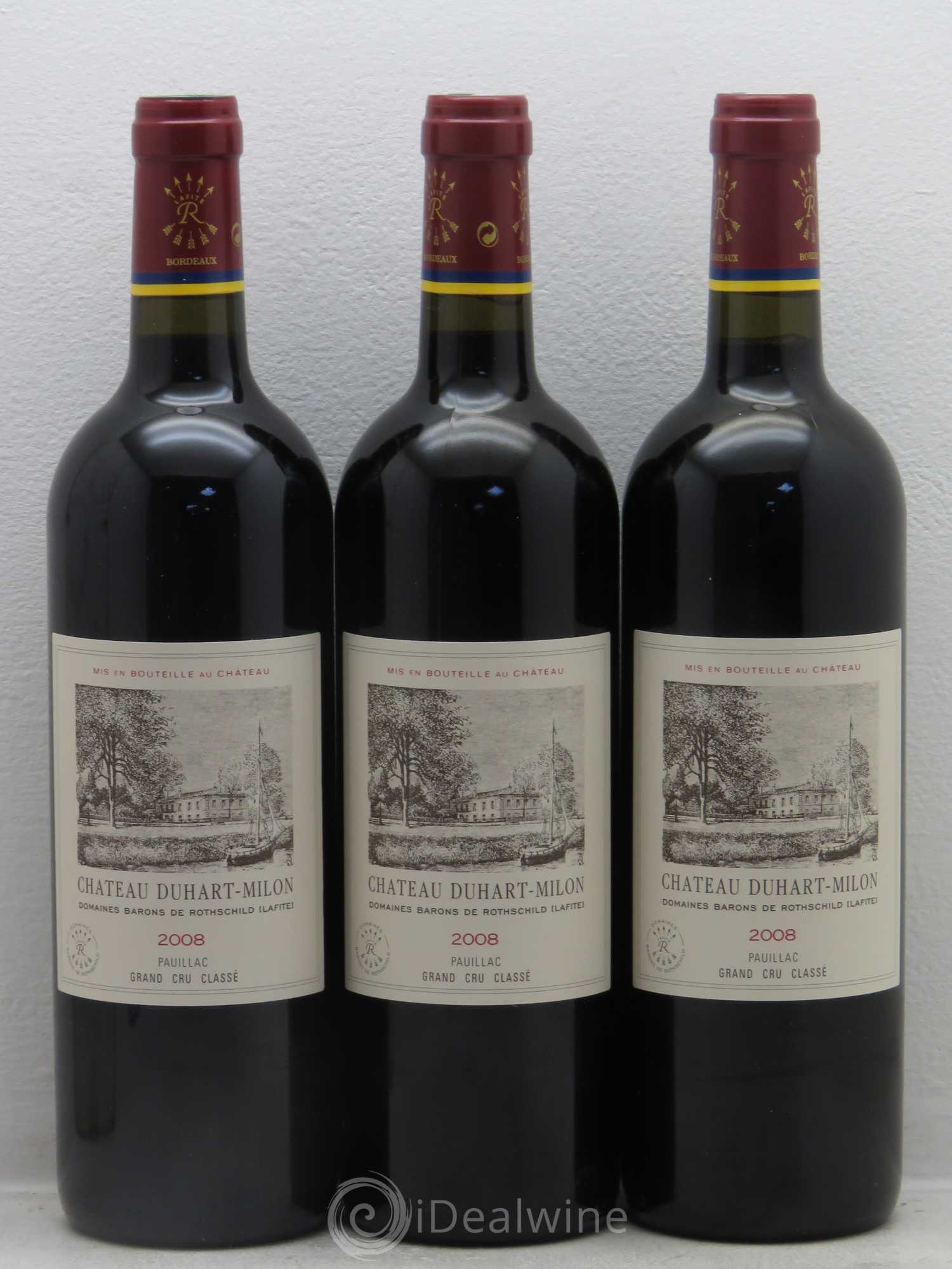 Château Duhart-Milon 4ème Grand Cru Classé 2008 - Lot de 12 bouteilles - 1
