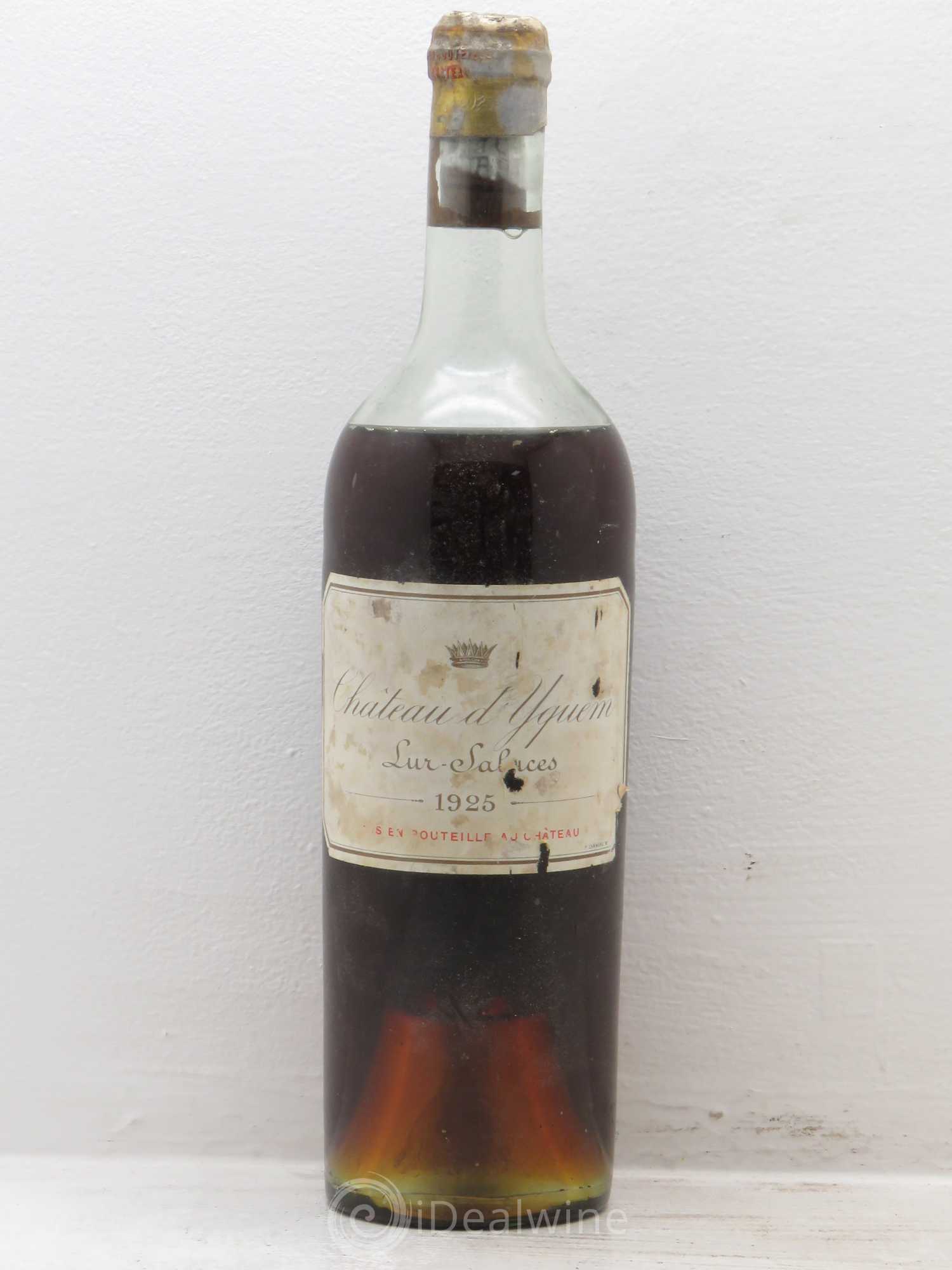 Château d' Yquem 1er Cru Classé Supérieur 1925 - Lotto di 1 bottiglia - 0