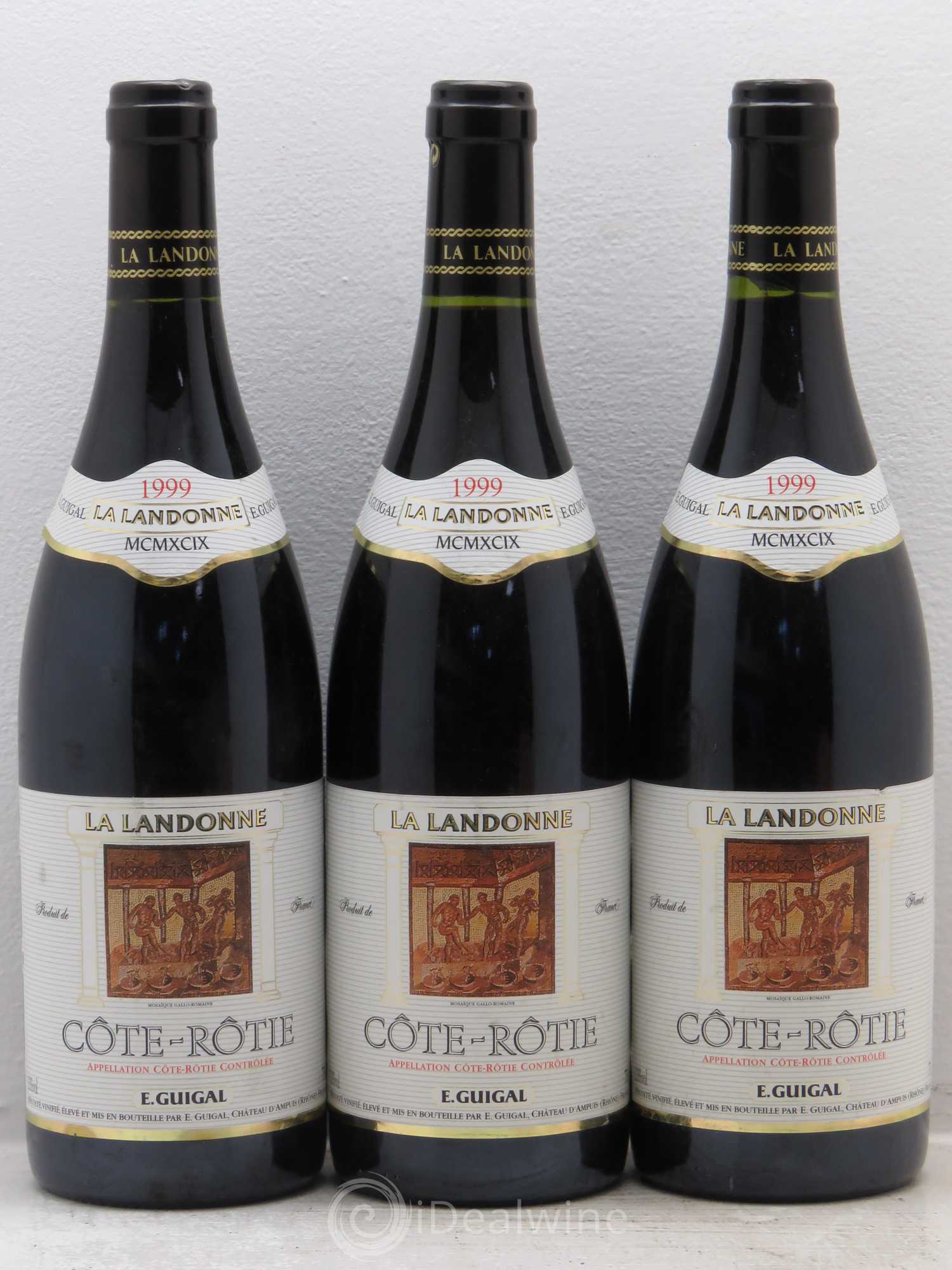 Côte-Rôtie La Landonne Guigal 1999 - Lot de 3 bouteilles - 0