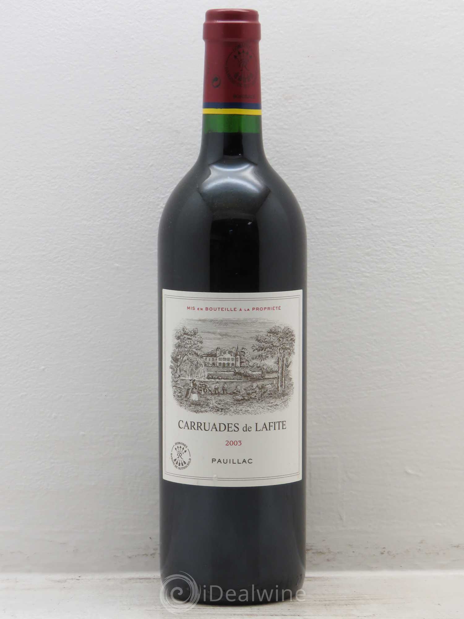 Carruades de Lafite Rothschild Second Vin 2003 - Lot de 1 bouteille - 0