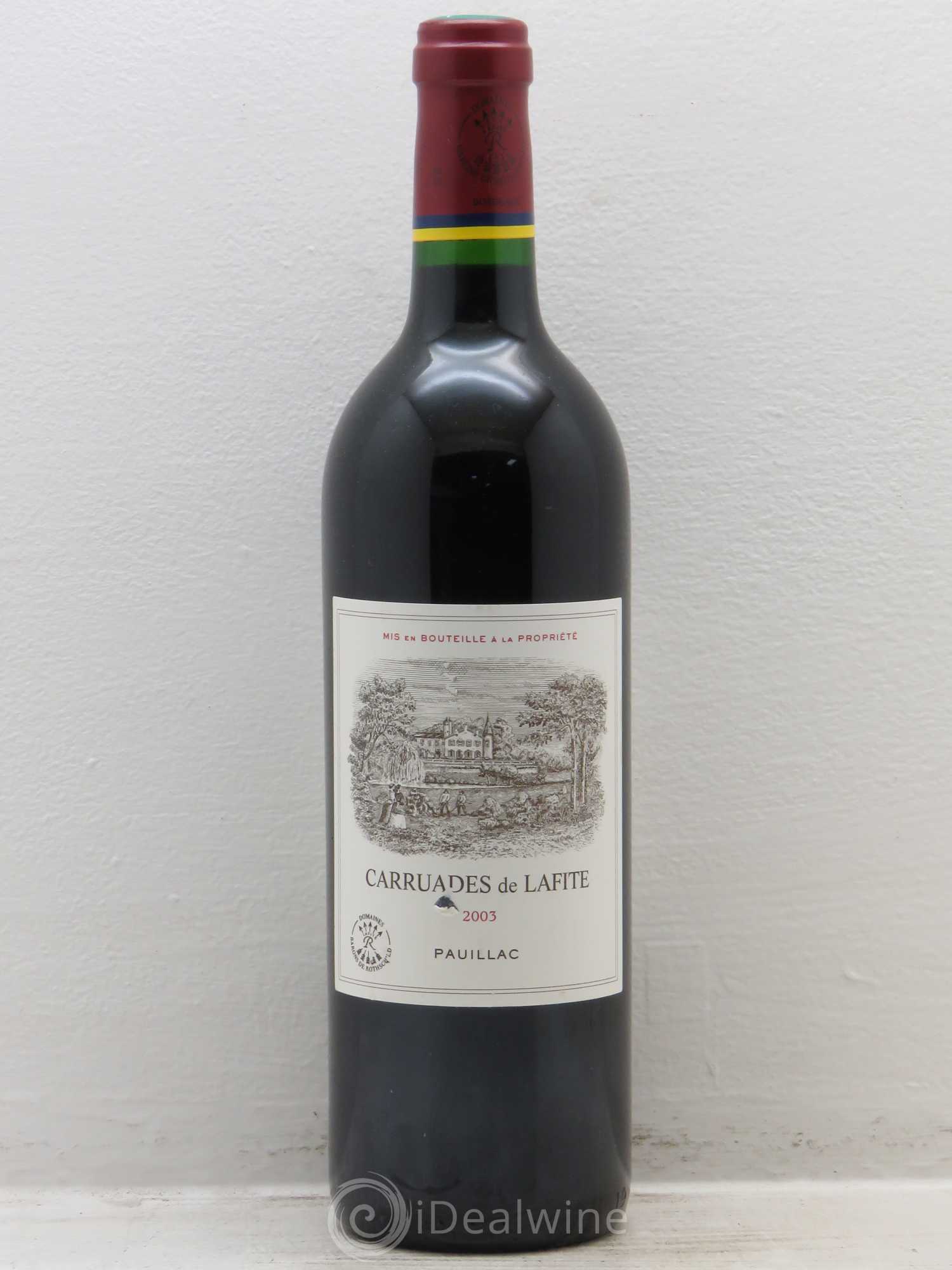 Carruades de Lafite Rothschild Second Vin 2003 - Lot de 6 bouteilles - 0