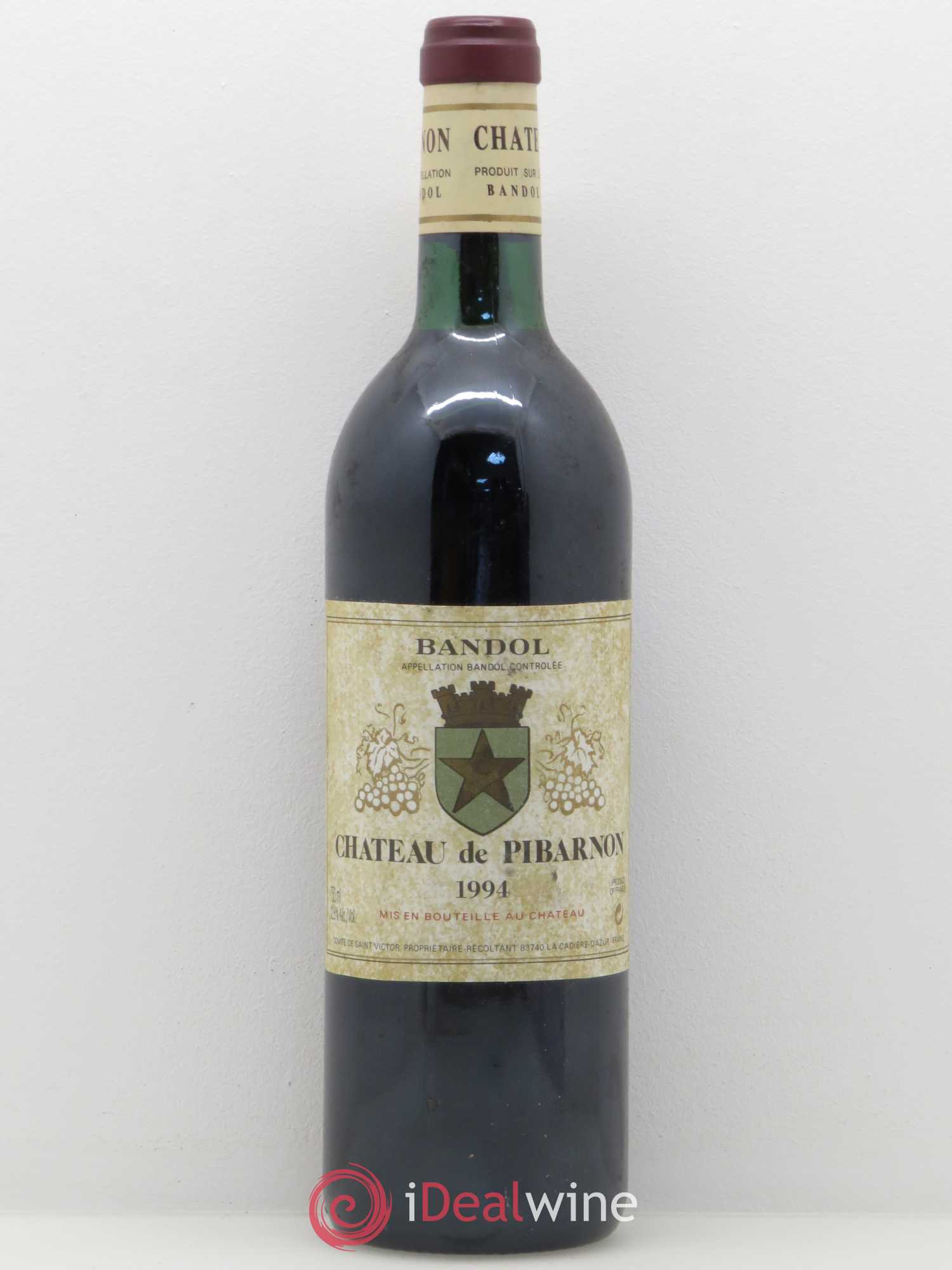 Bandol Château de Pibarnon Comte de Saint-Victor 1994 - Lot de 1 bouteille - 0